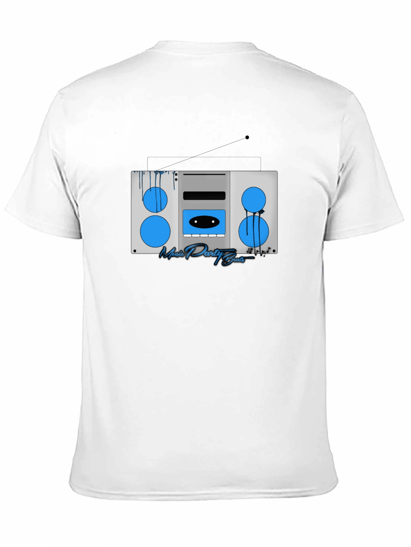 Retro Boombox Music T-Shirt