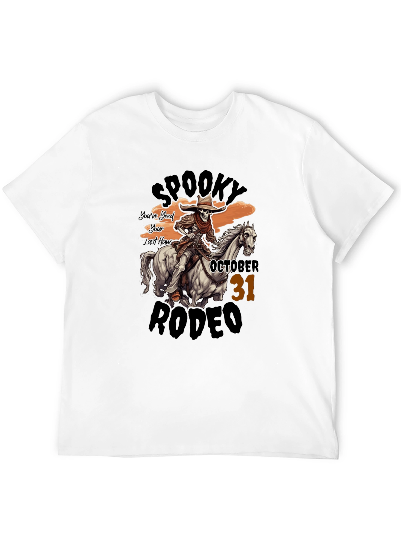 Spooky Rodeo Halloween T-Shirt