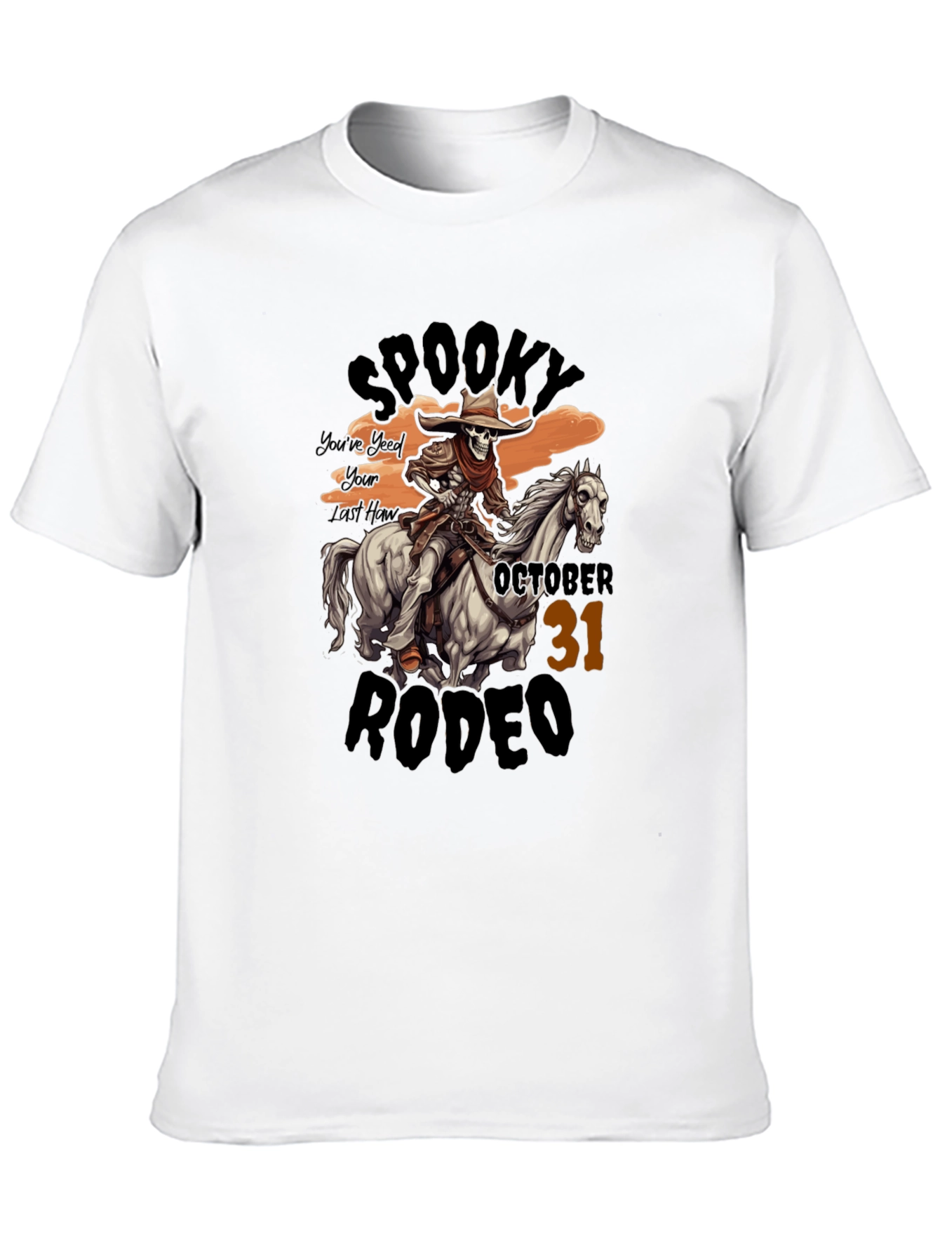 Spooky Rodeo Halloween T-Shirt