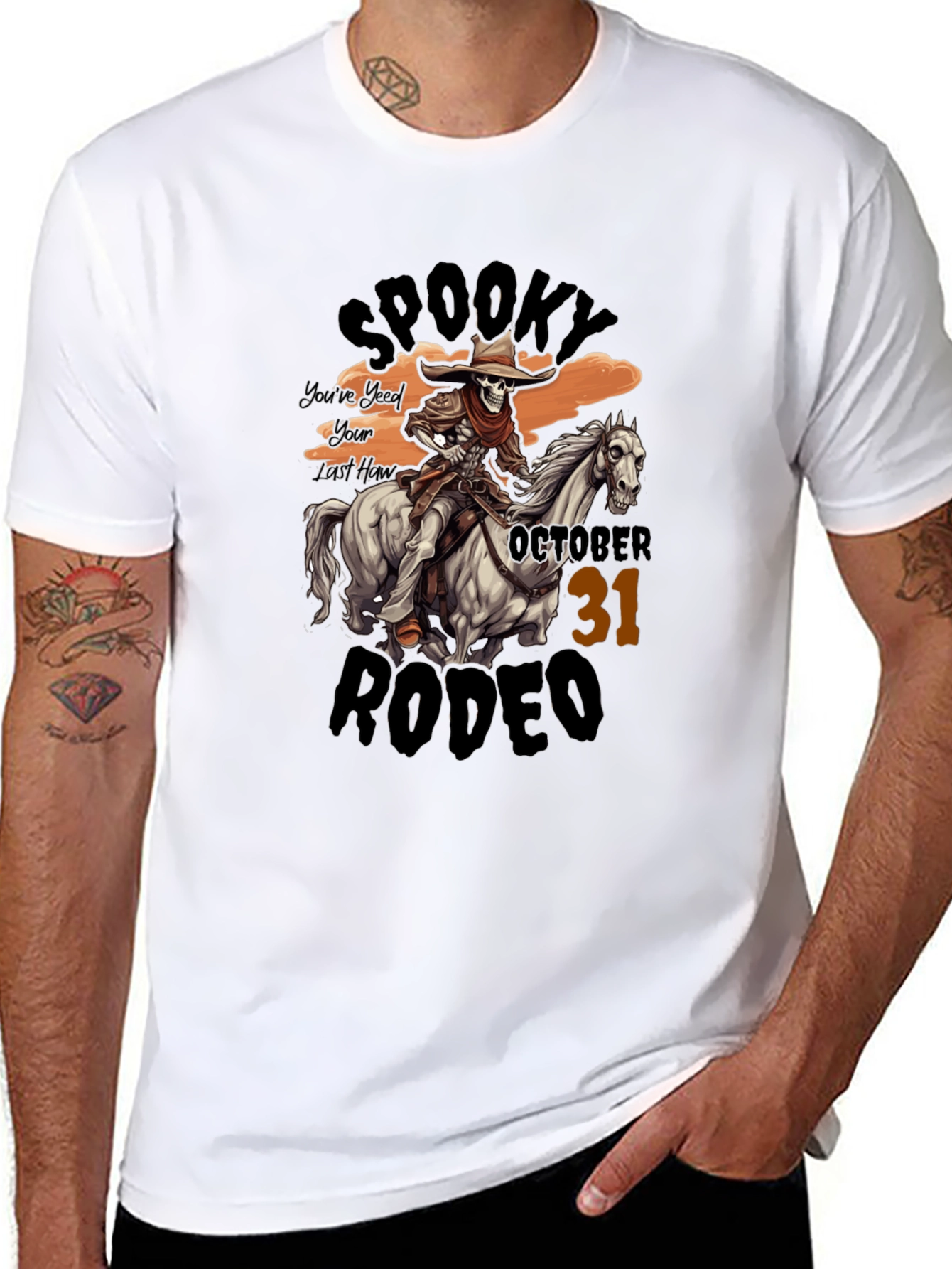 Spooky Rodeo Halloween T-Shirt