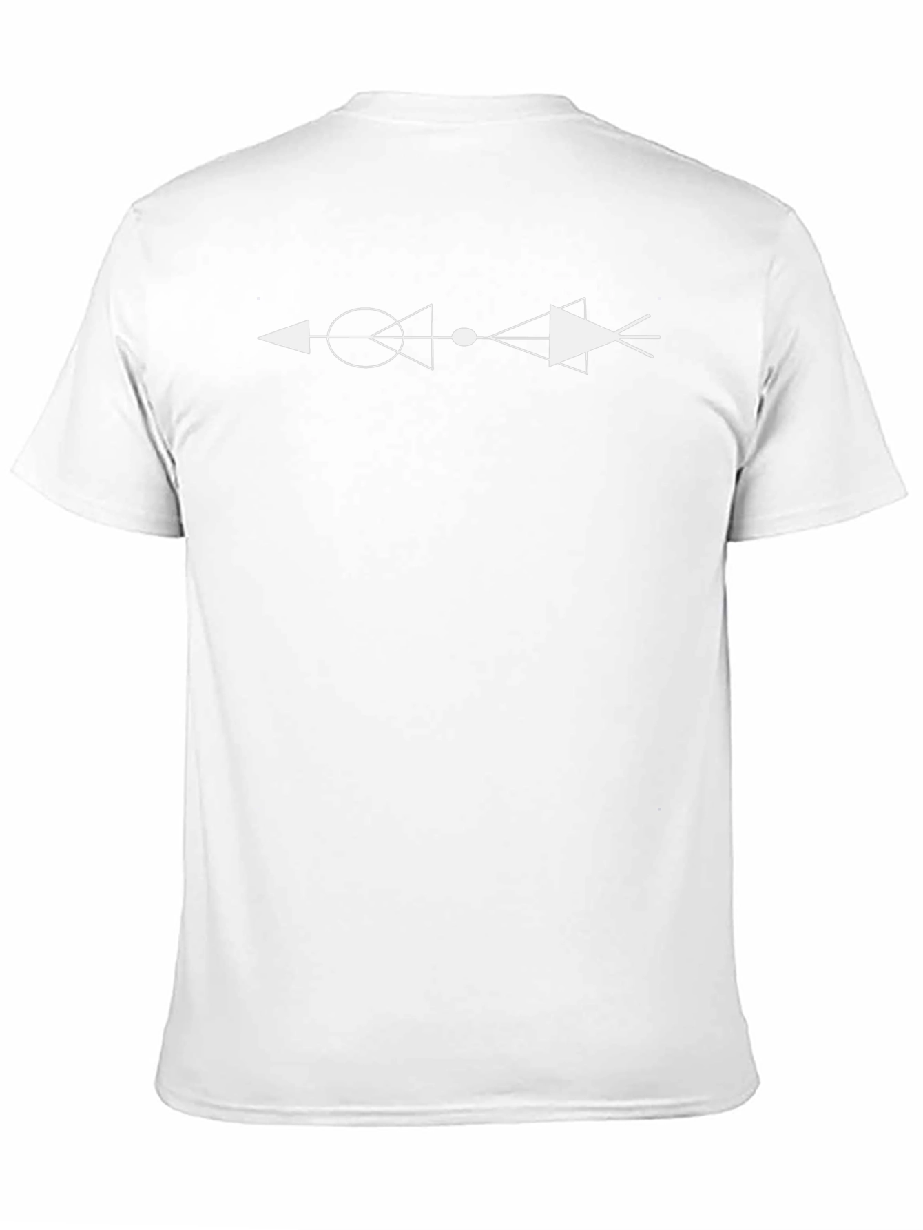 Abstract Symbol Graphic Tee - Black