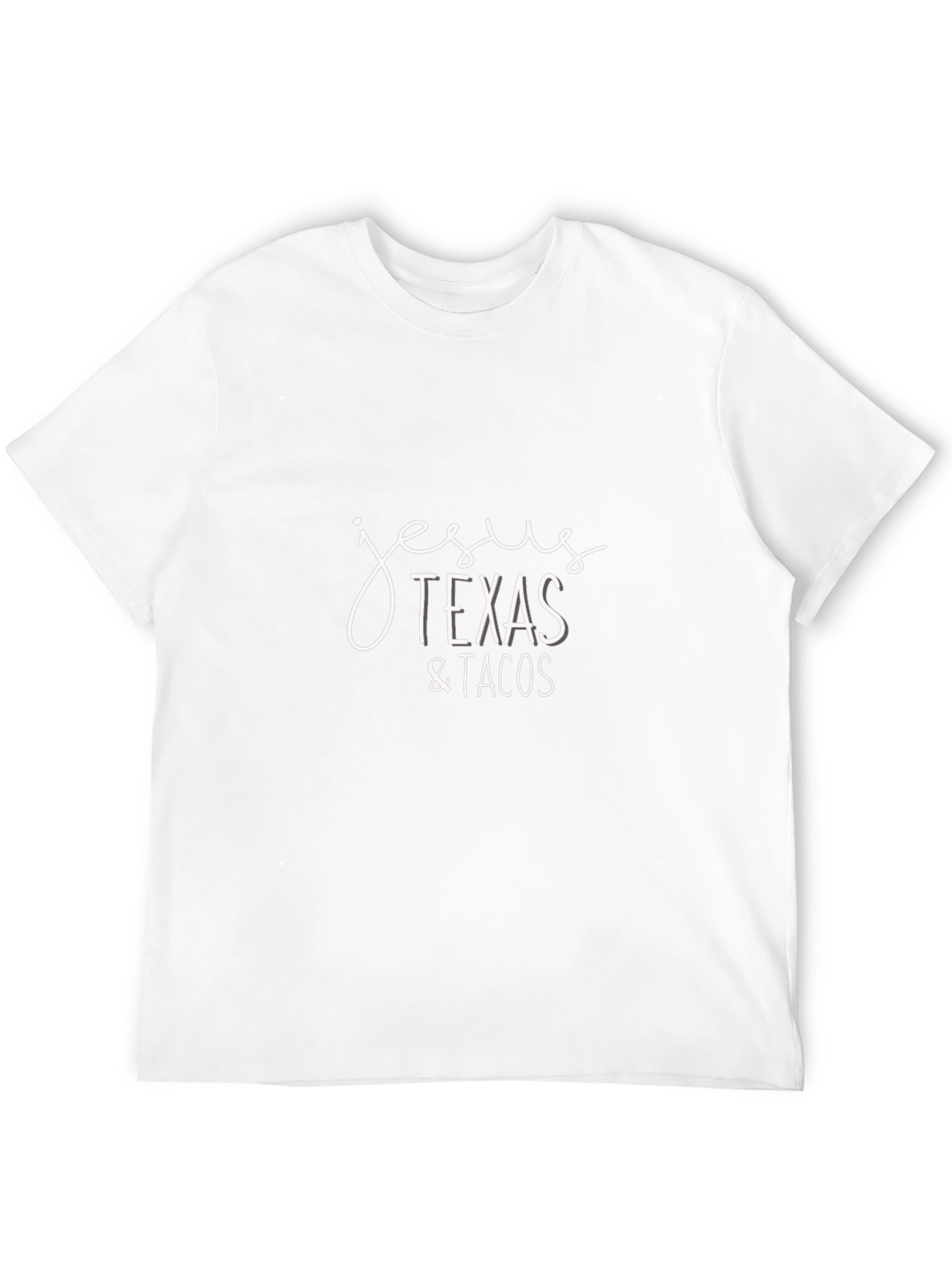 Jesus Texas and Tacos Black T-Shirt