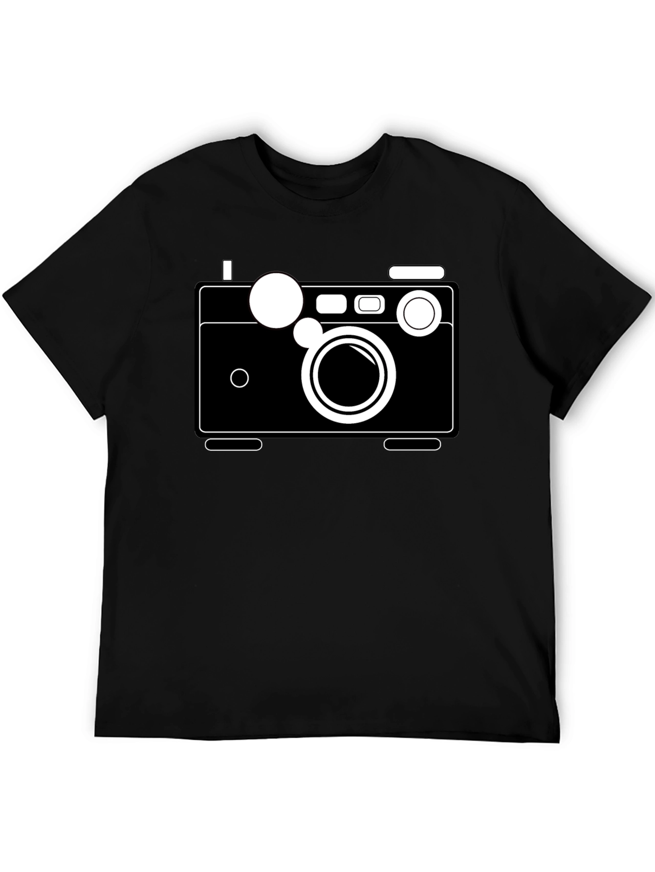 Retro Camera Graphic T-Shirt - Classic Style