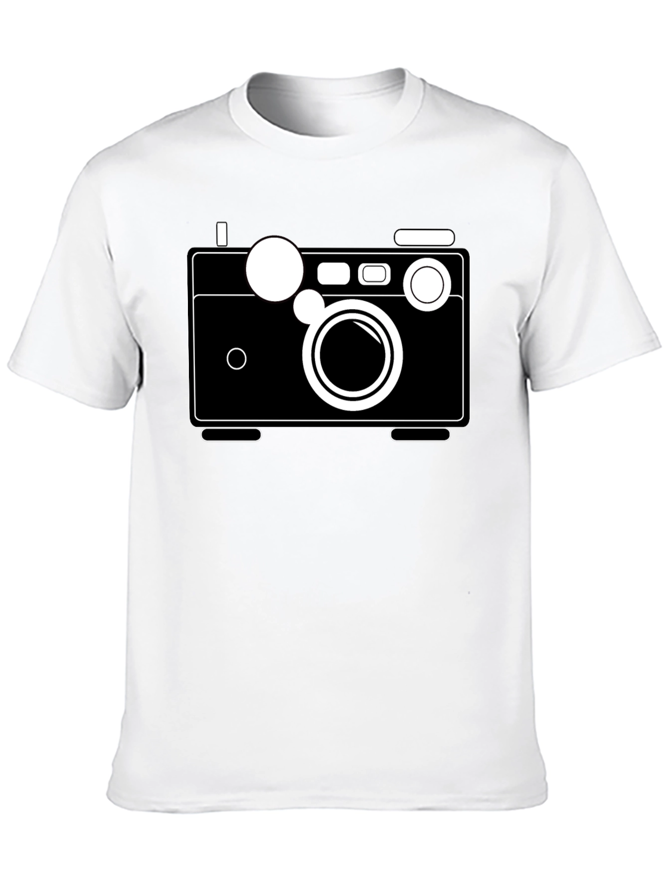 Retro Camera Graphic T-Shirt - Classic Style
