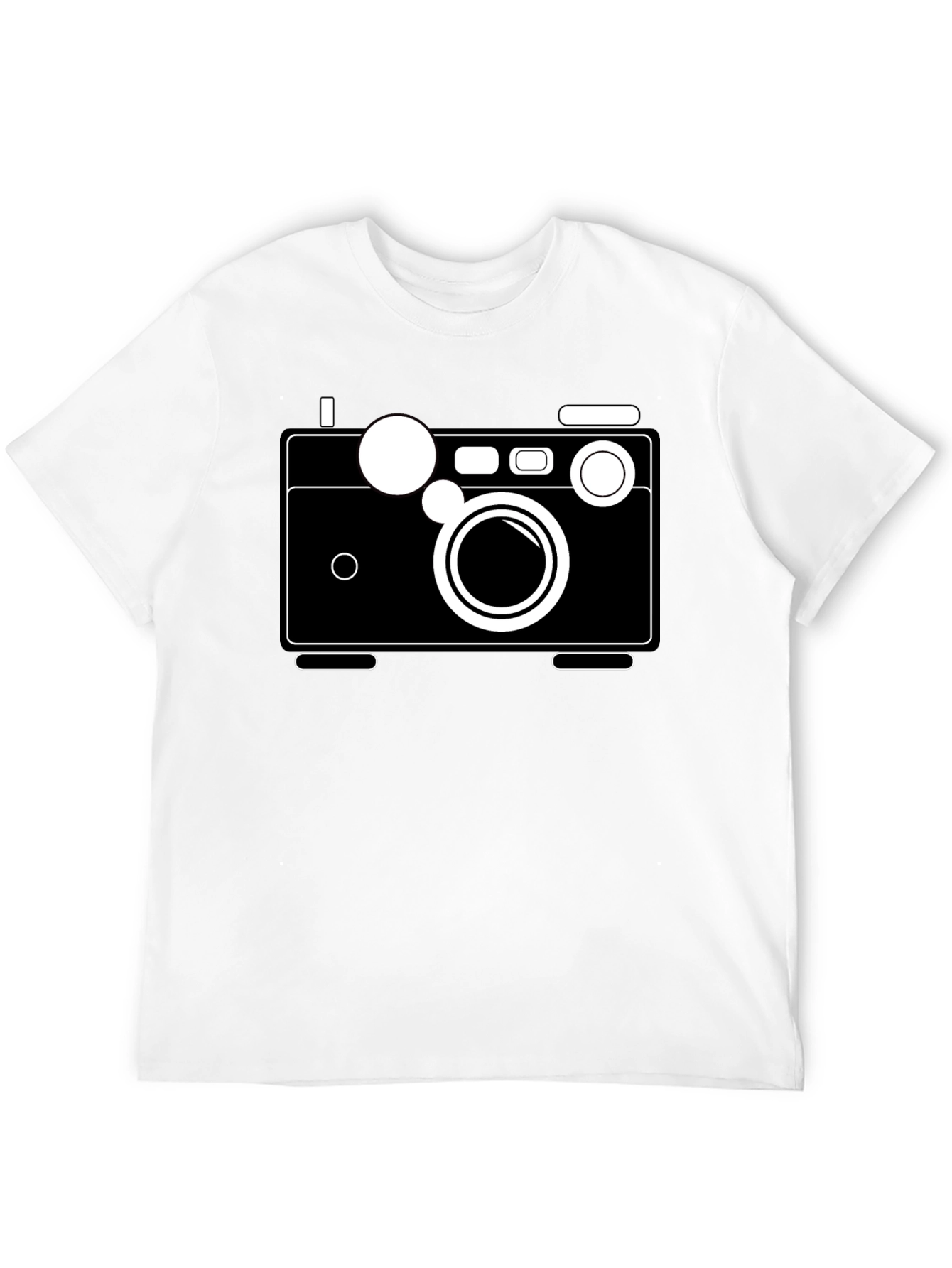 Retro Camera Graphic T-Shirt - Classic Style