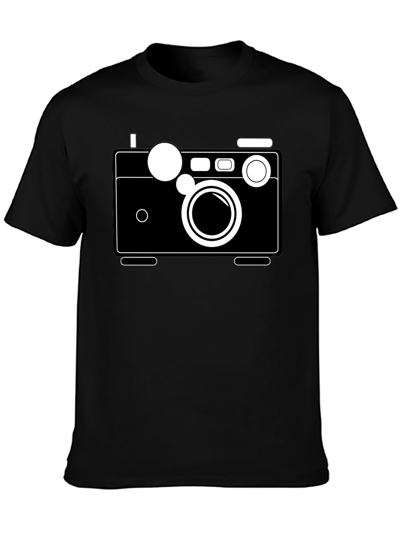 Retro Camera Graphic T-Shirt - Classic Style