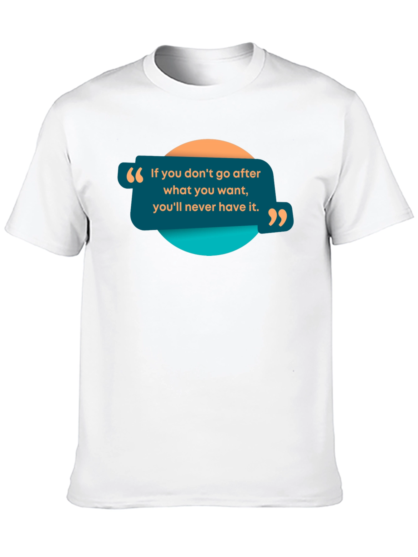 Motivational Quote Graphic Black T-Shirt
