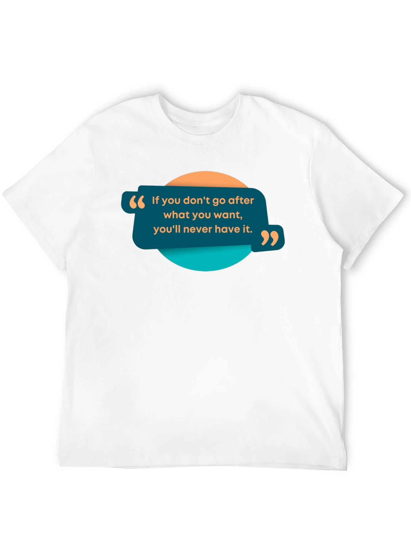 Motivational Quote Graphic Black T-Shirt