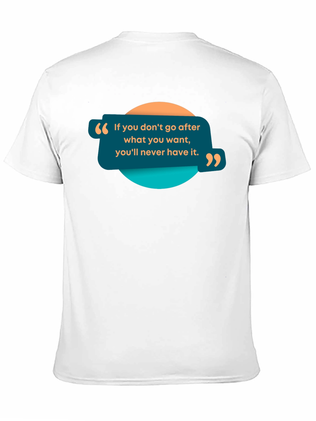 Motivational Quote Graphic Black T-Shirt
