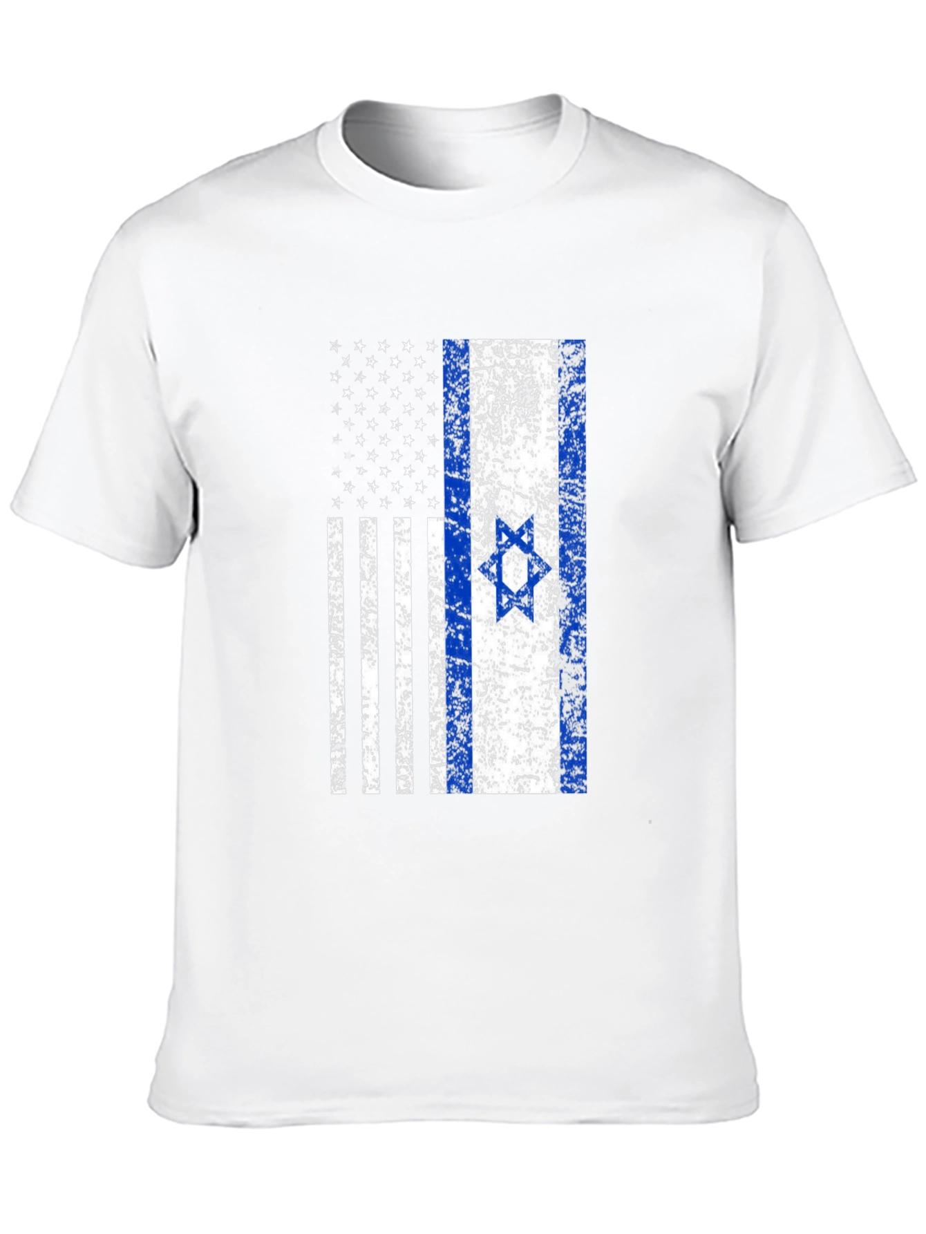 USA Israel Flag Graphic T-Shirt