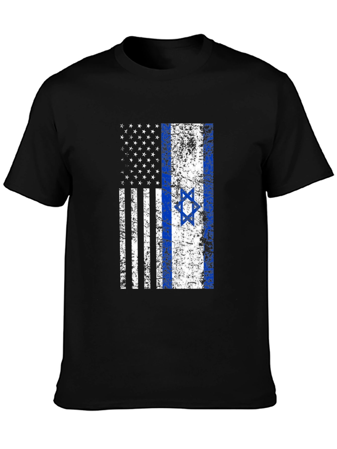 USA Israel Flag Graphic T-Shirt