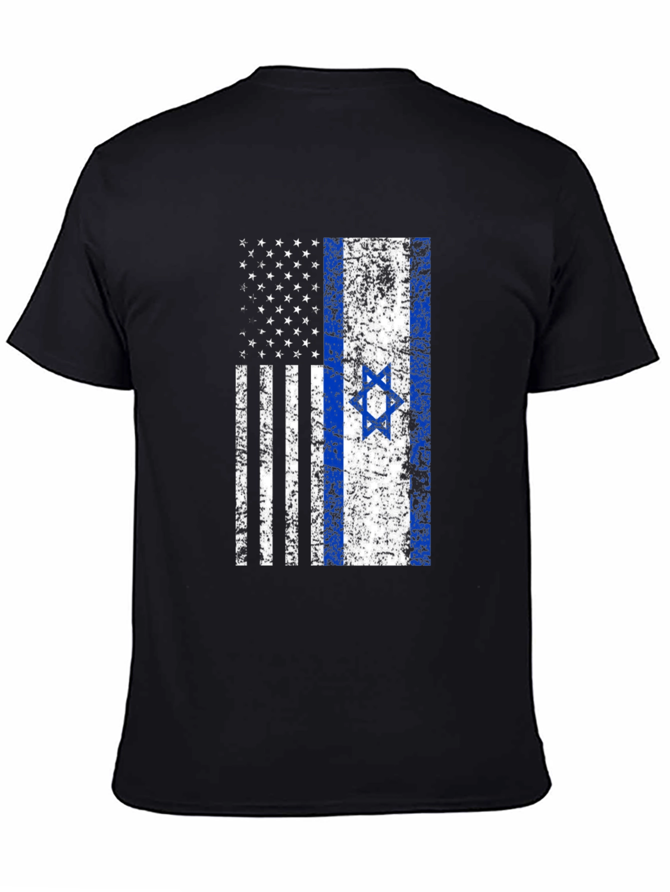 USA Israel Flag Graphic T-Shirt