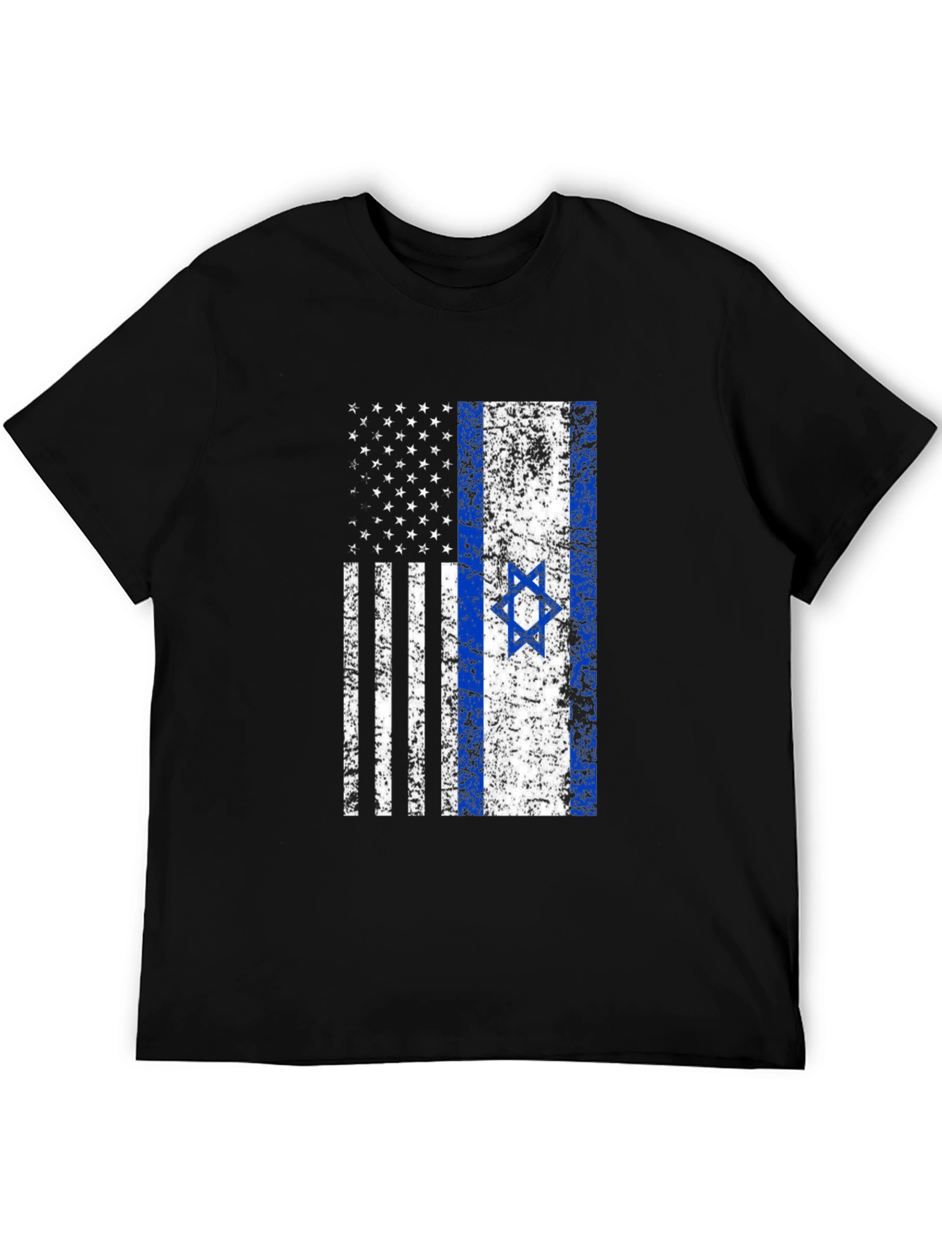 USA Israel Flag Graphic T-Shirt