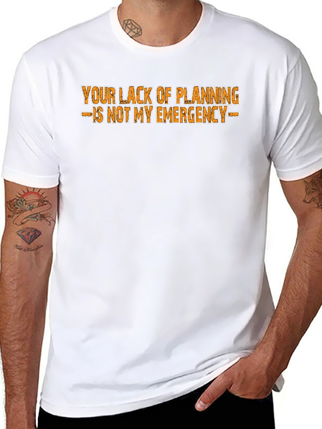 Sarcastic Statement T-Shirt: Not My Emergency