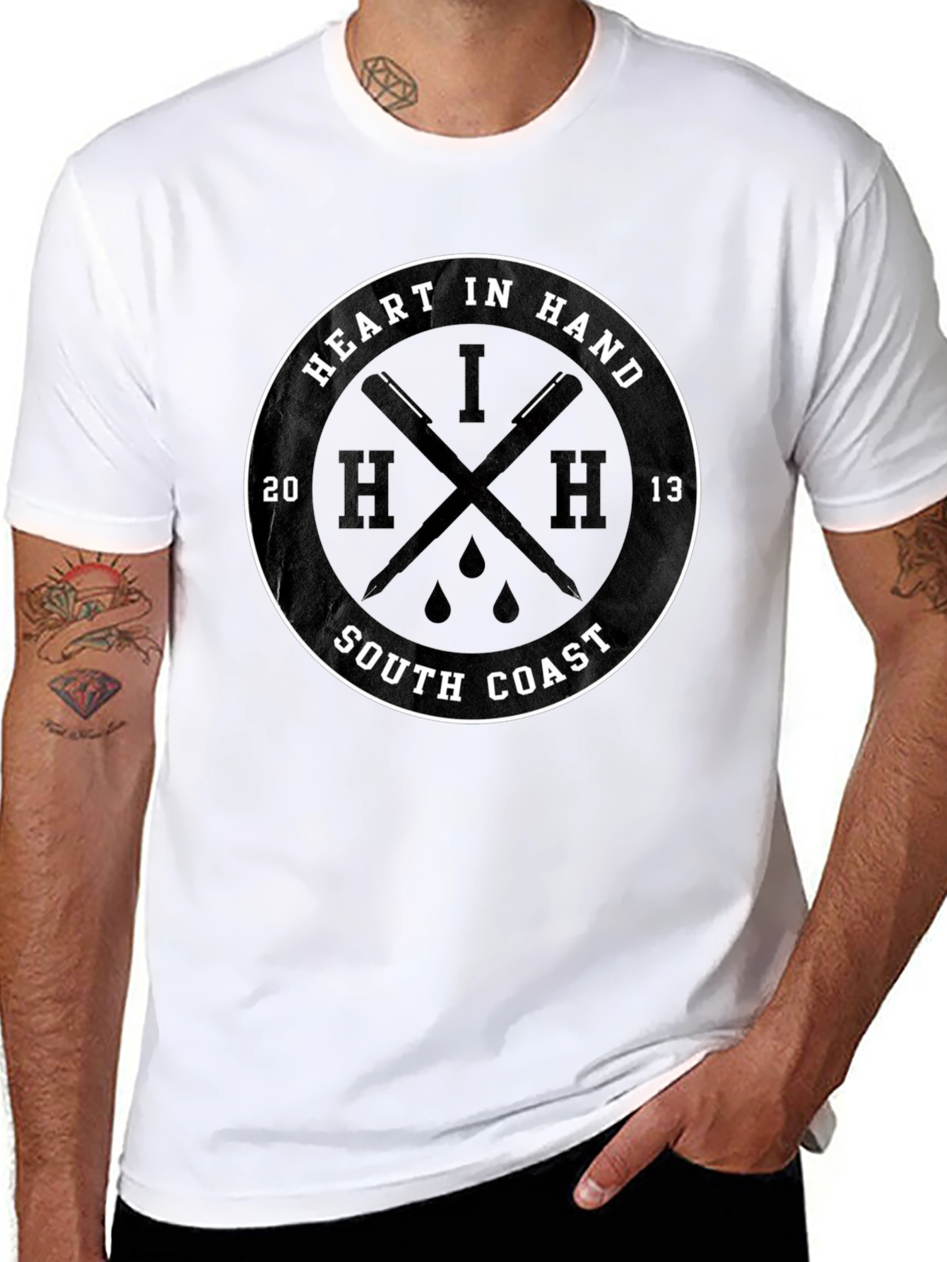 Heart In Hand South Coast T-Shirt