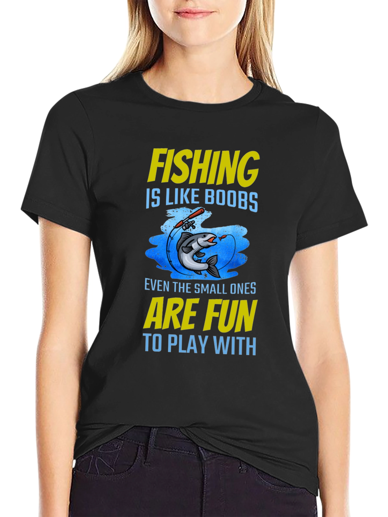 Fishing Like Boobs T-Shirt - Fun & Humorous