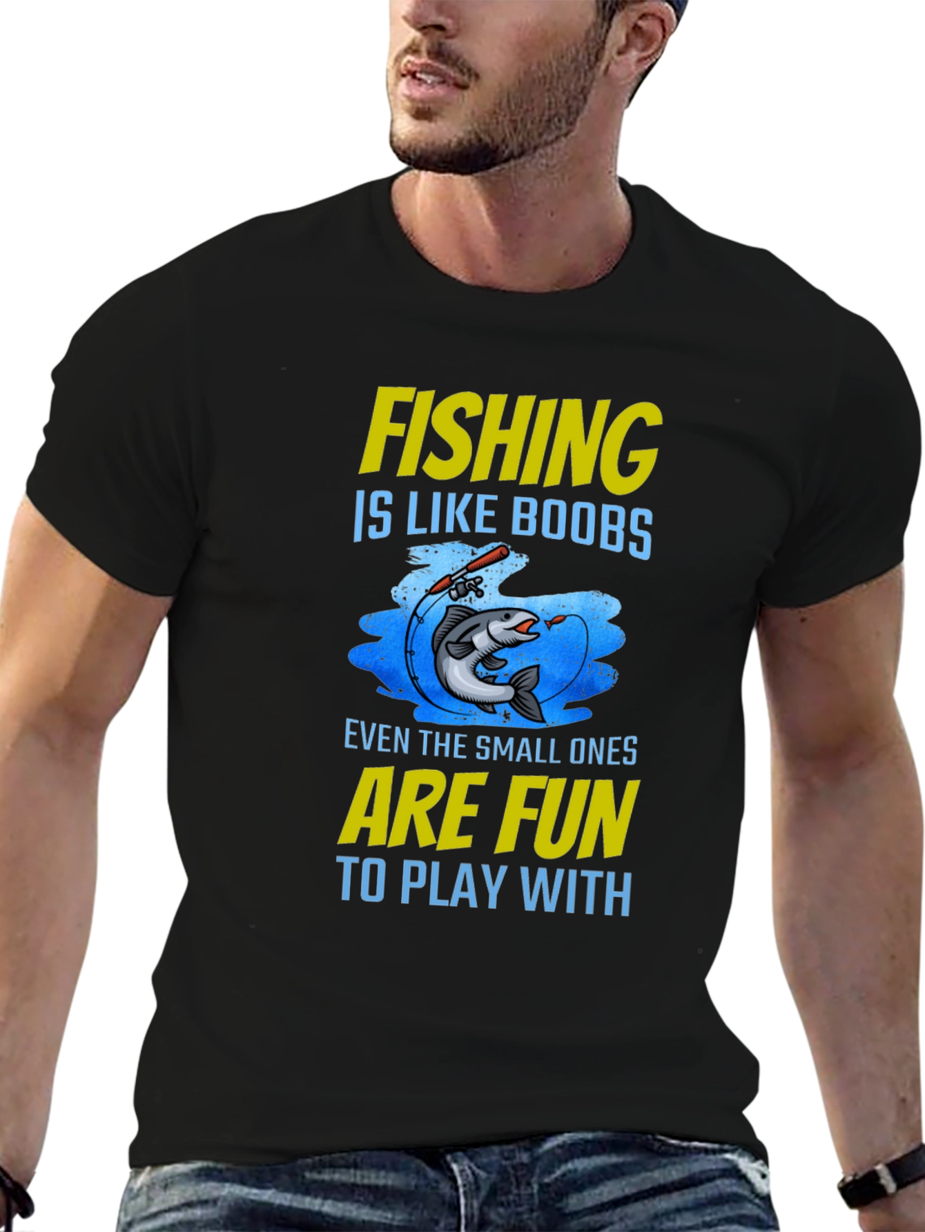 Fishing Like Boobs T-Shirt - Fun & Humorous