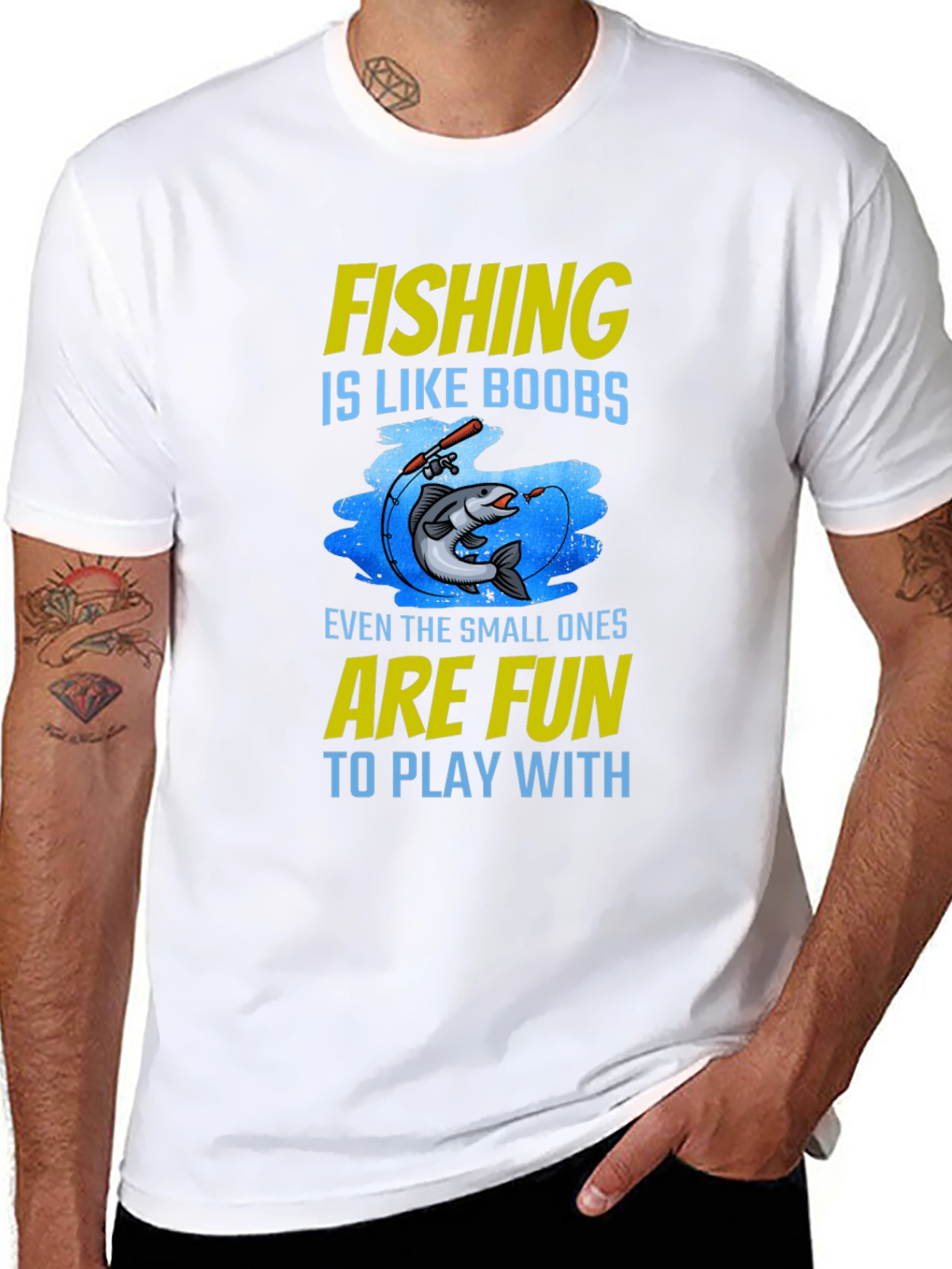 Fishing Like Boobs T-Shirt - Fun & Humorous