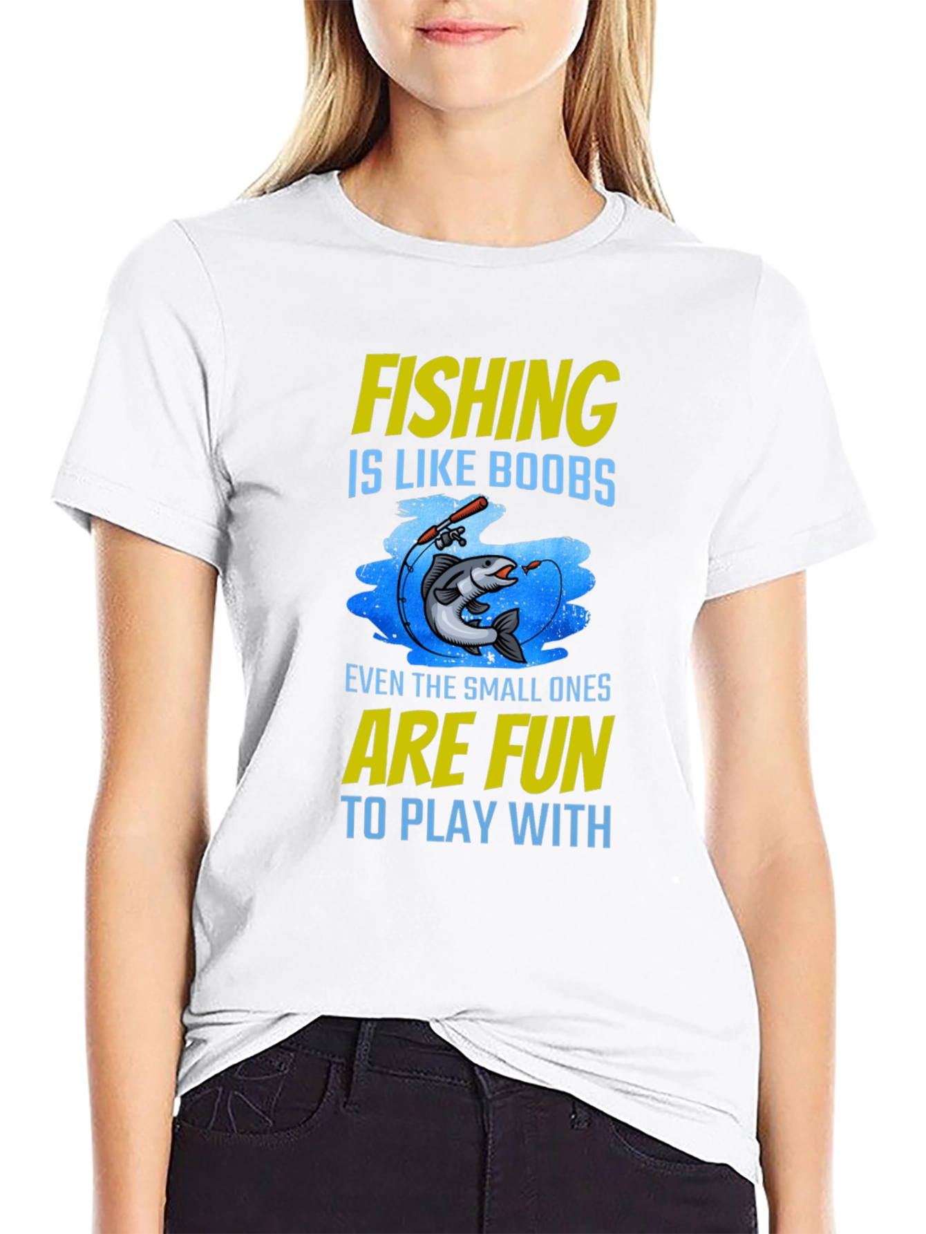 Fishing Like Boobs T-Shirt - Fun & Humorous