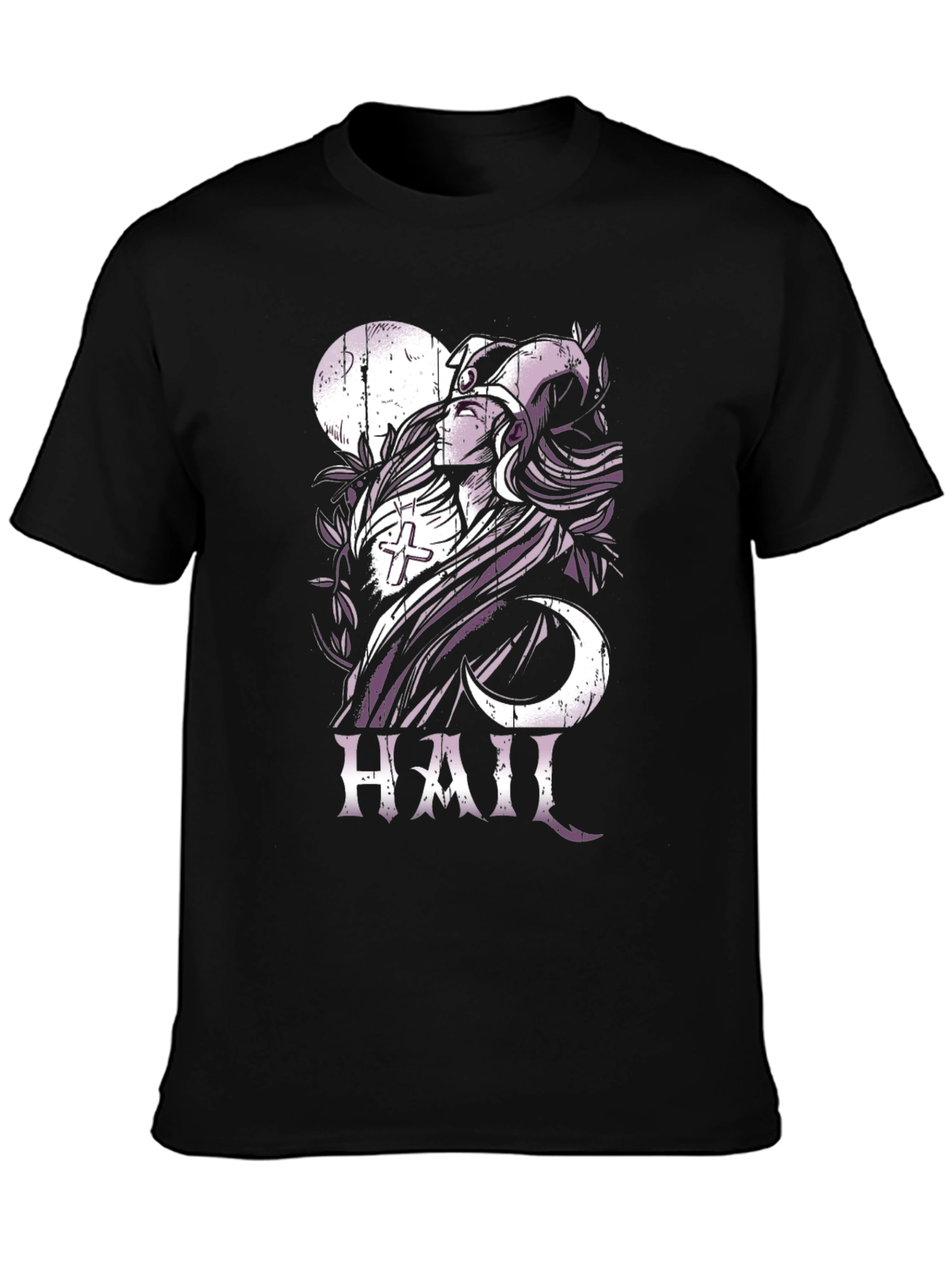 Occult Hail Graphic Black T-Shirt