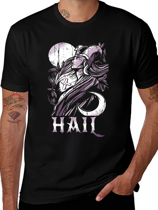 Occult Hail Graphic Black T-Shirt