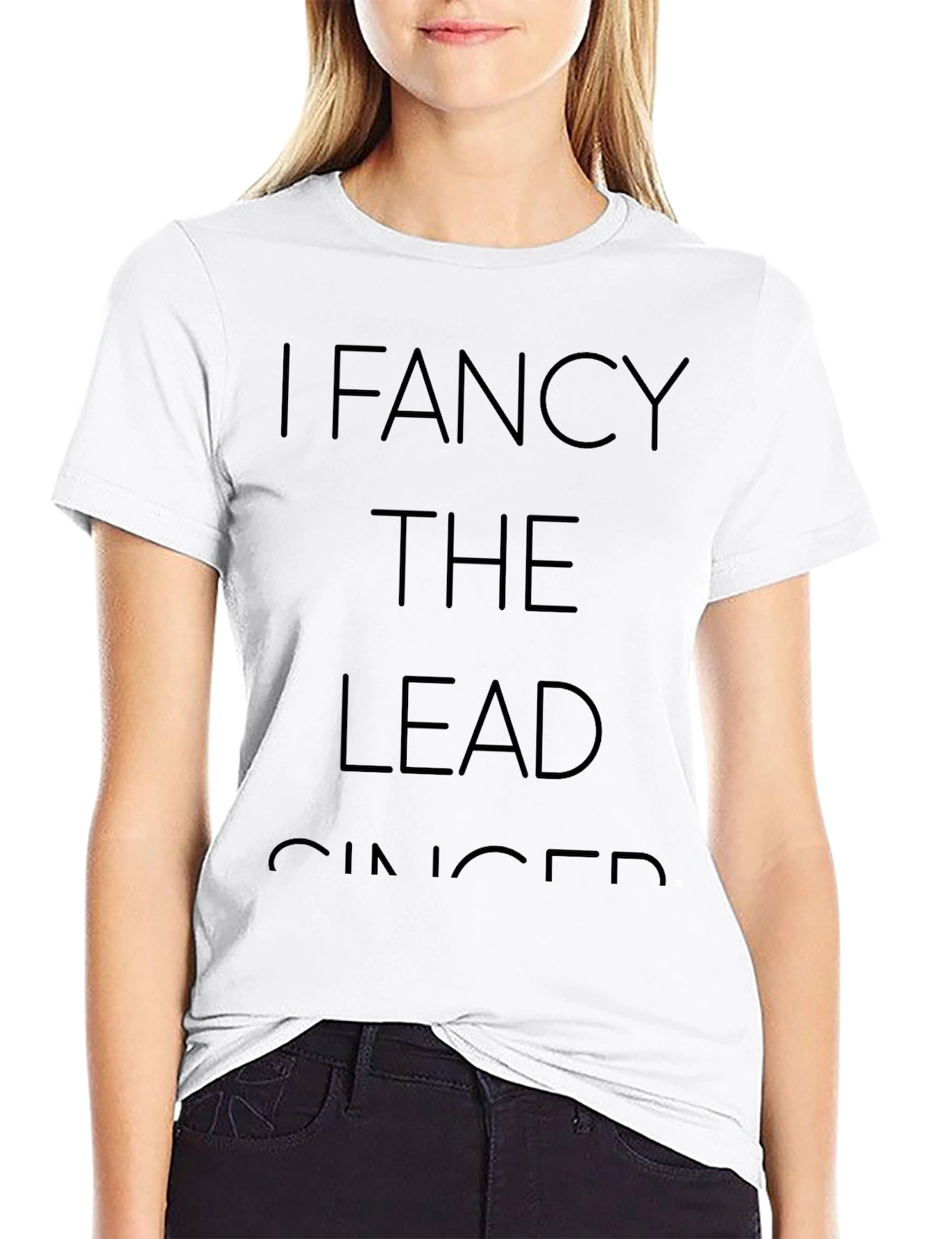 I Fancy The Lead Singer Black T-Shirt