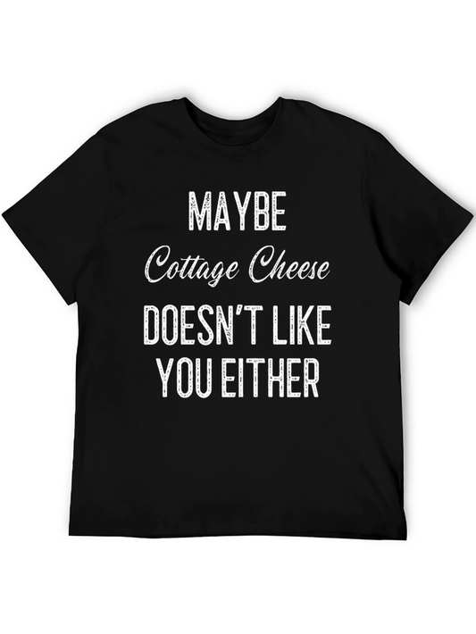 Cottage Cheese Funny Graphic T-Shirt