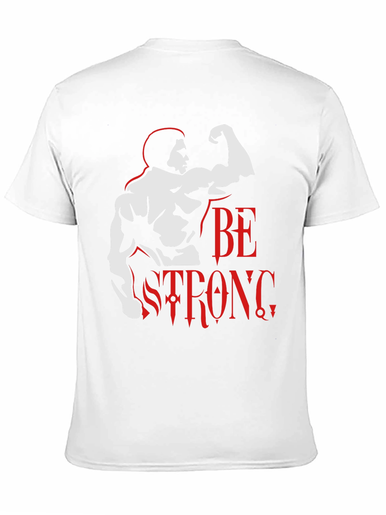 Be Strong Black Graphic T-Shirt