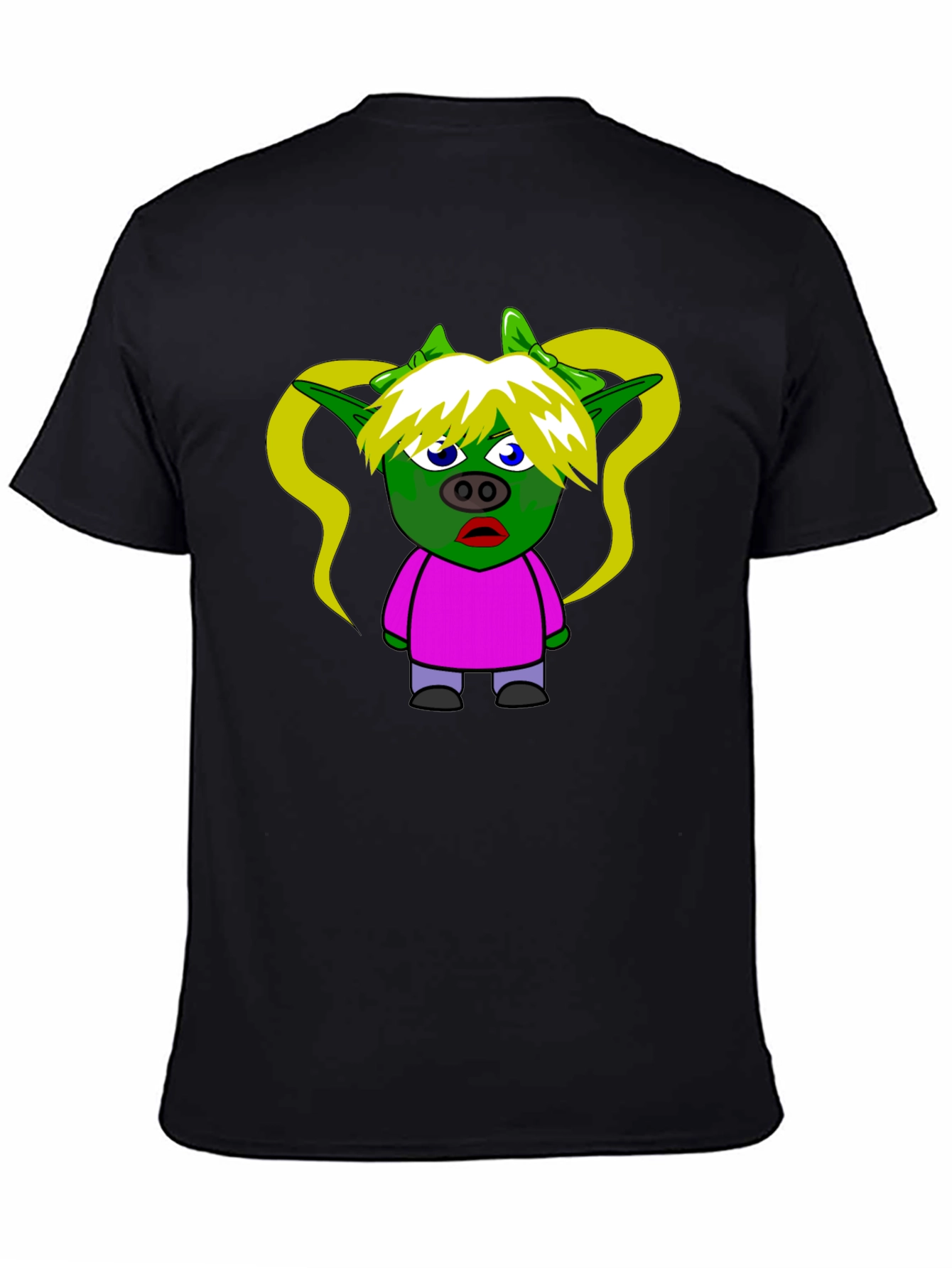 Cartoon Goblin T-Shirt - Black