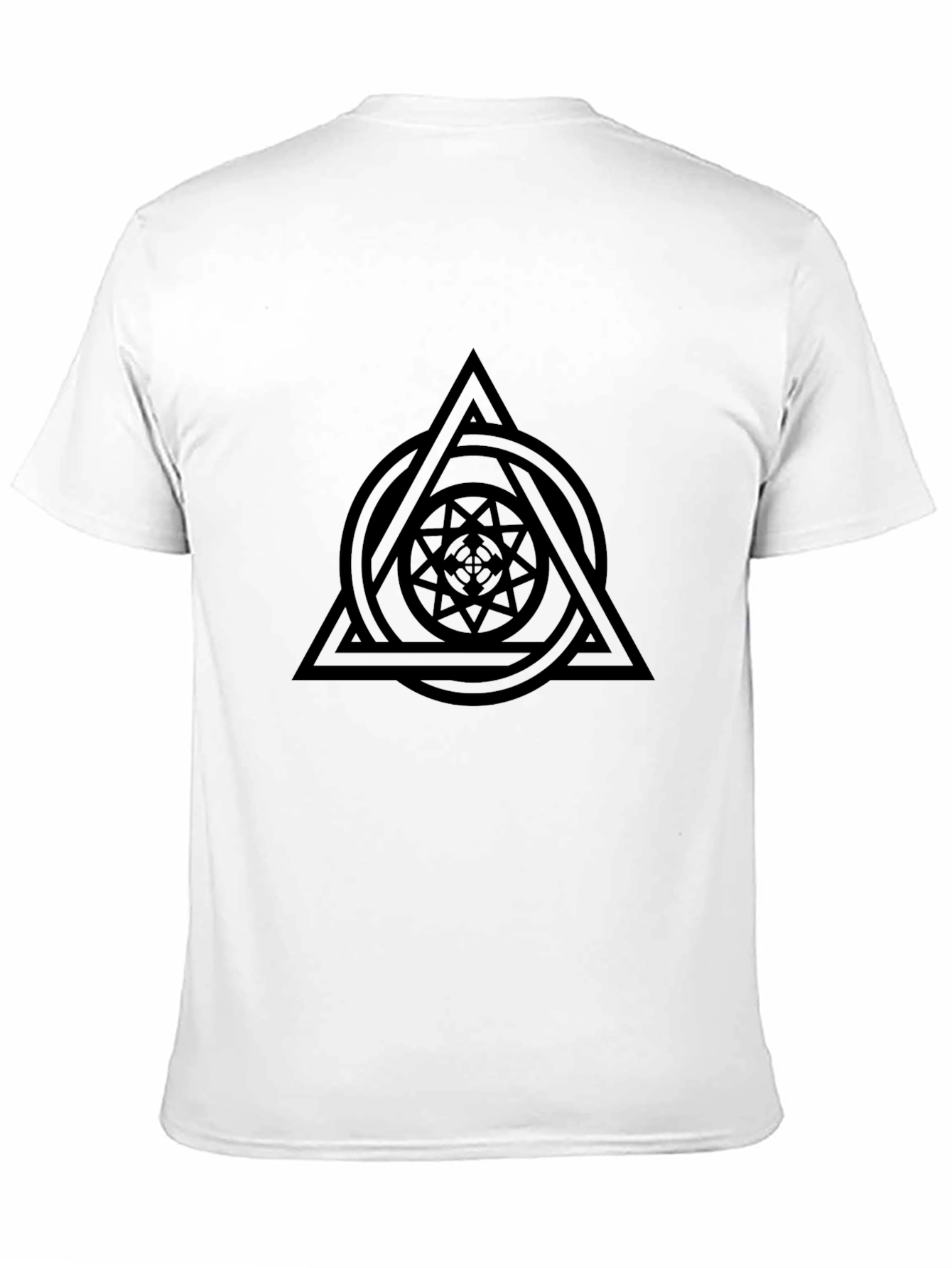 Geometric Triangle Graphic T-Shirt