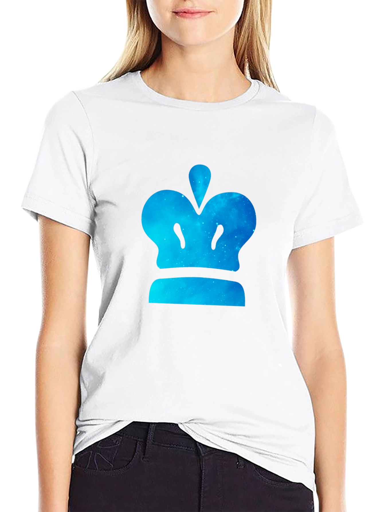 Celestial Crown Black T-Shirt