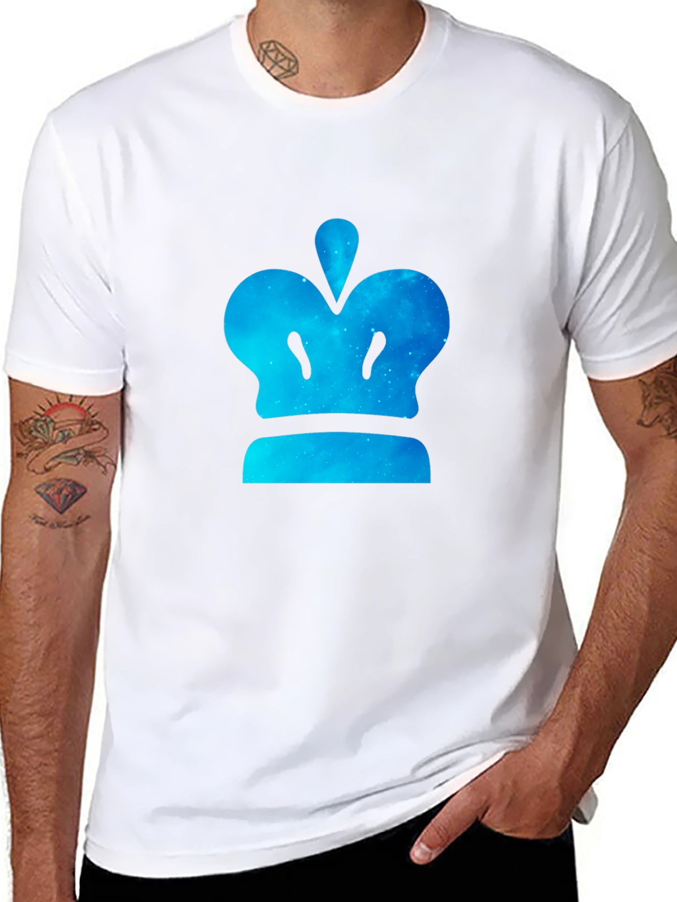 Celestial Crown Black T-Shirt