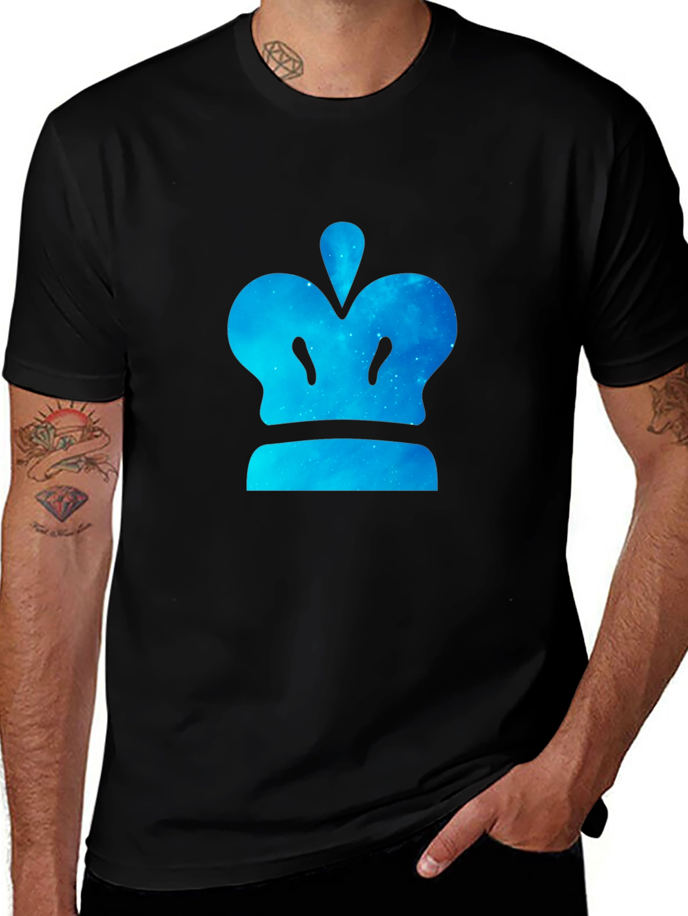 Celestial Crown Black T-Shirt