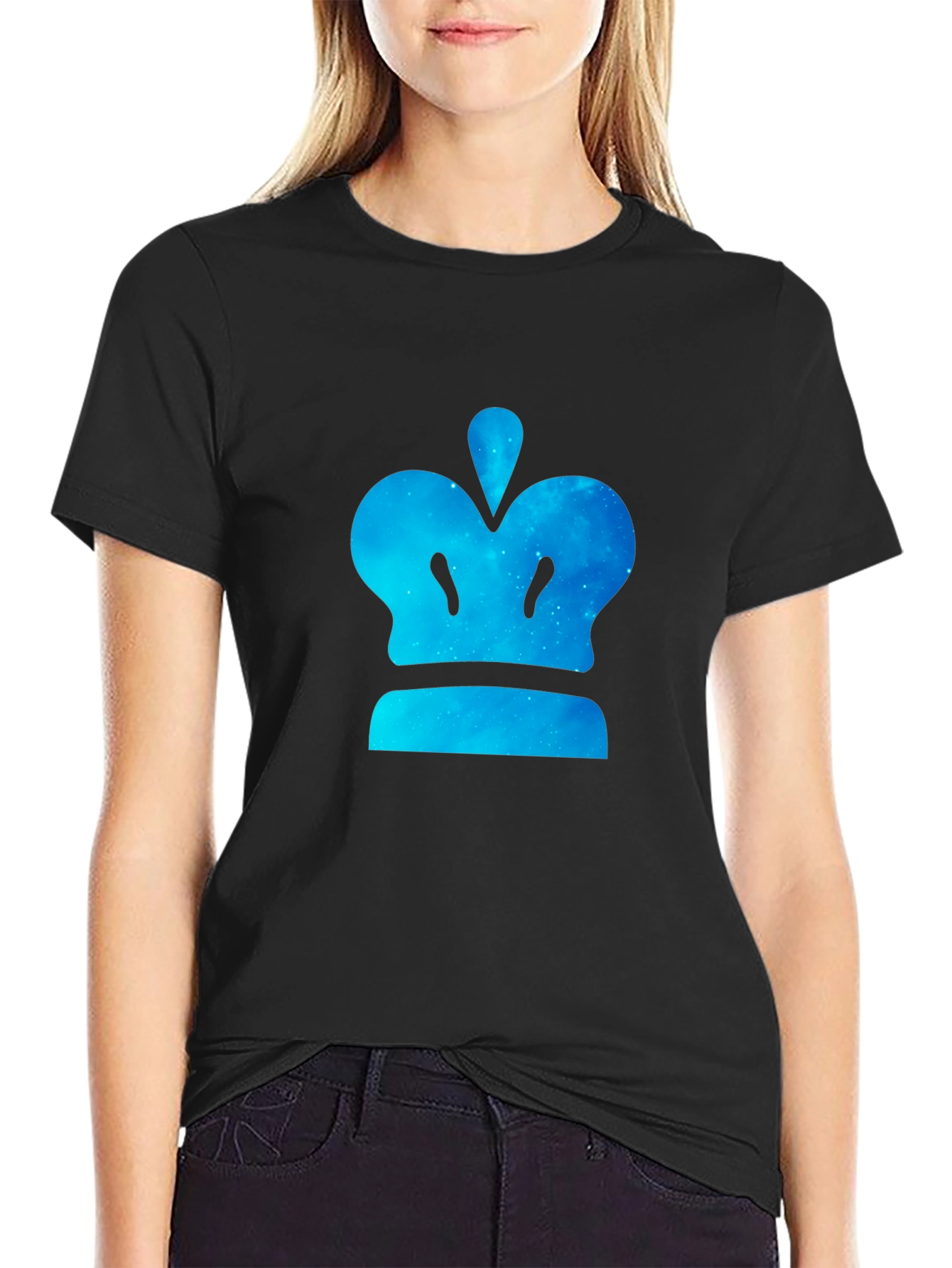 Celestial Crown Black T-Shirt