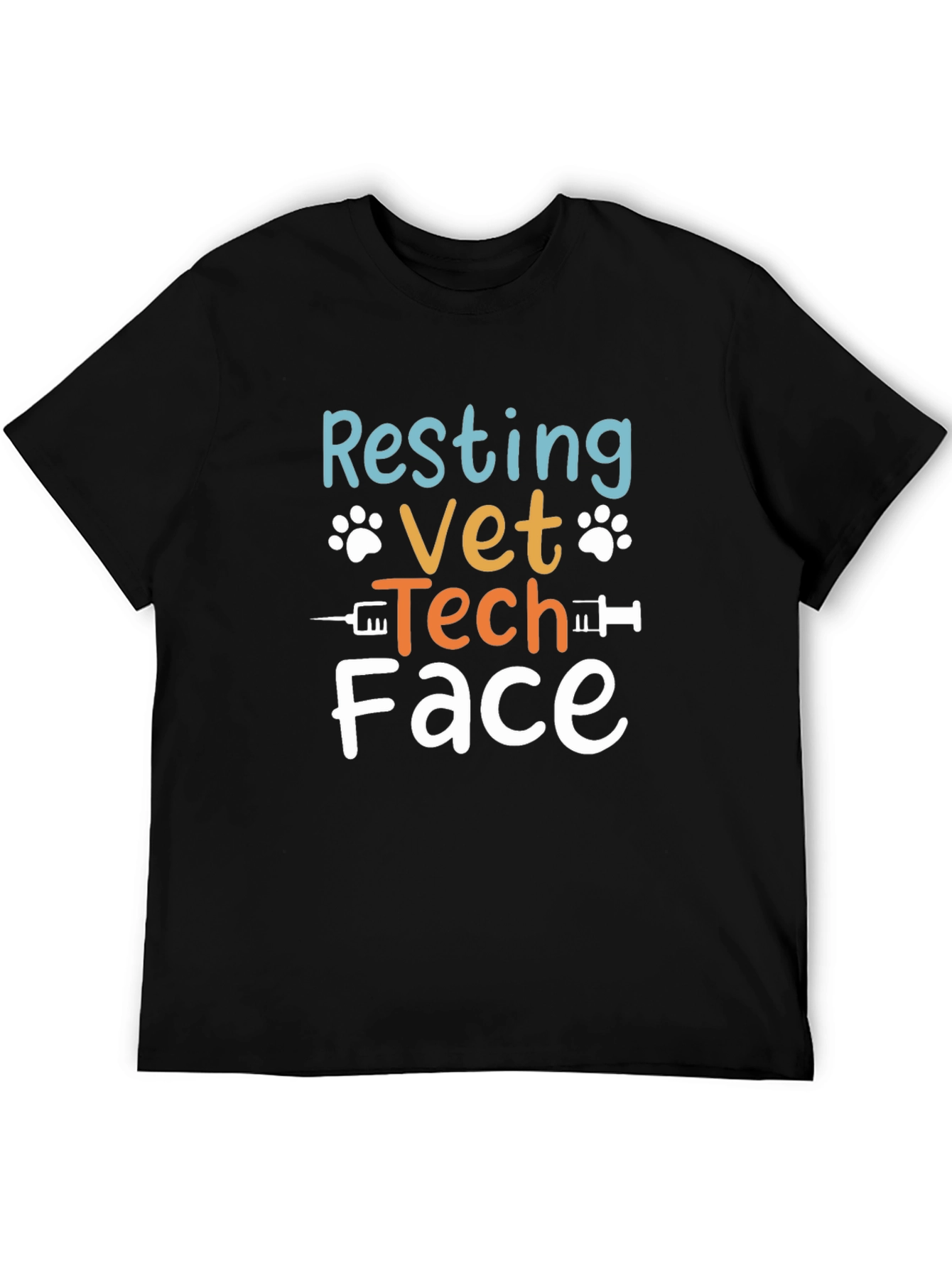 Resting Vet Tech Face Graphic Tee - Unisex