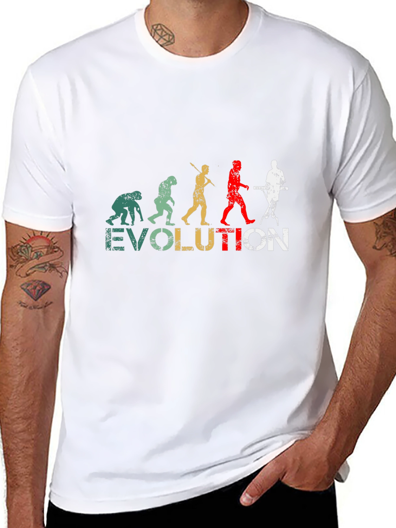 Evolution Keyboardist Mens T-Shirt