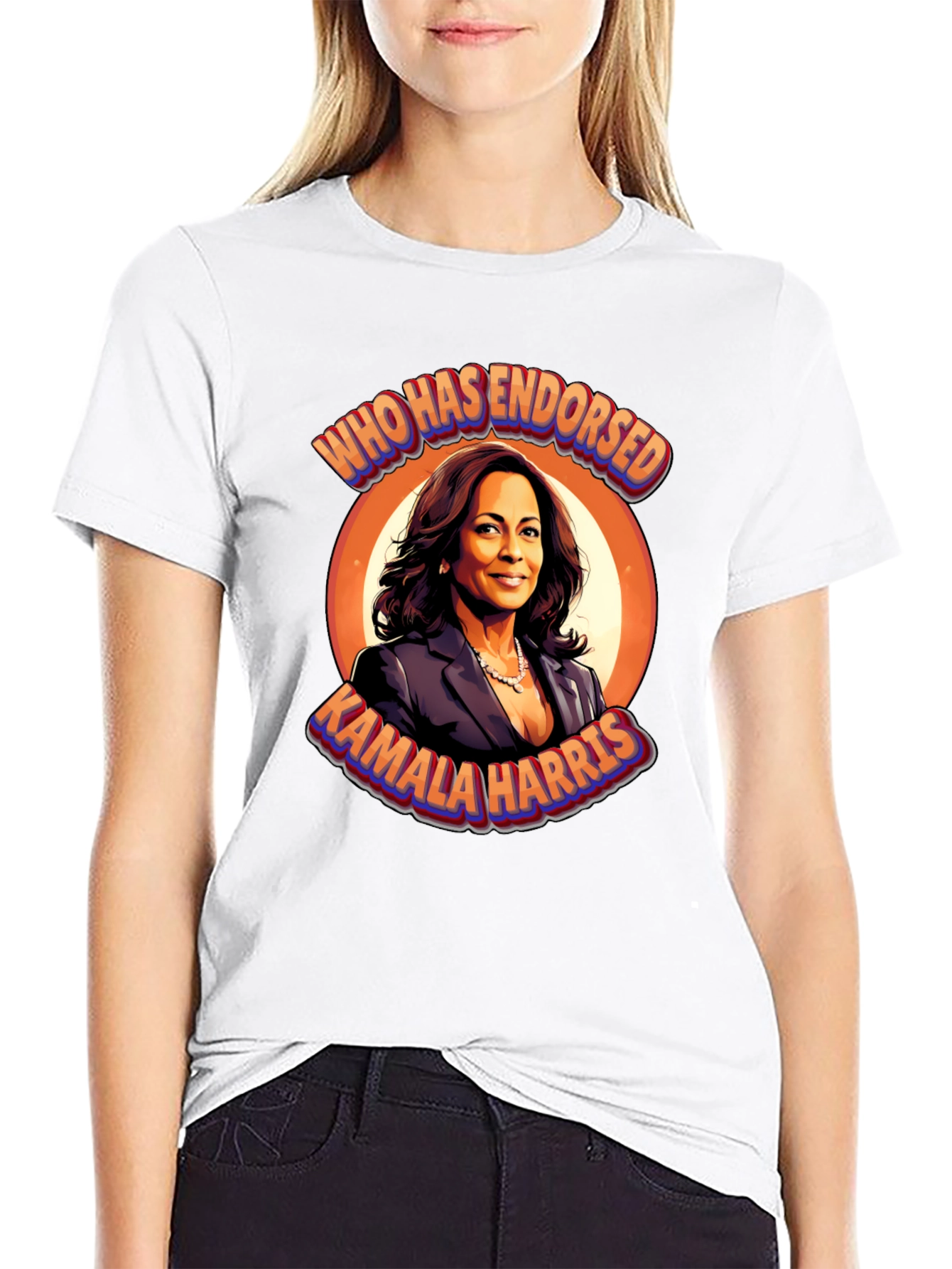 Kamala Harris T-Shirt - Who Has Endorsed
