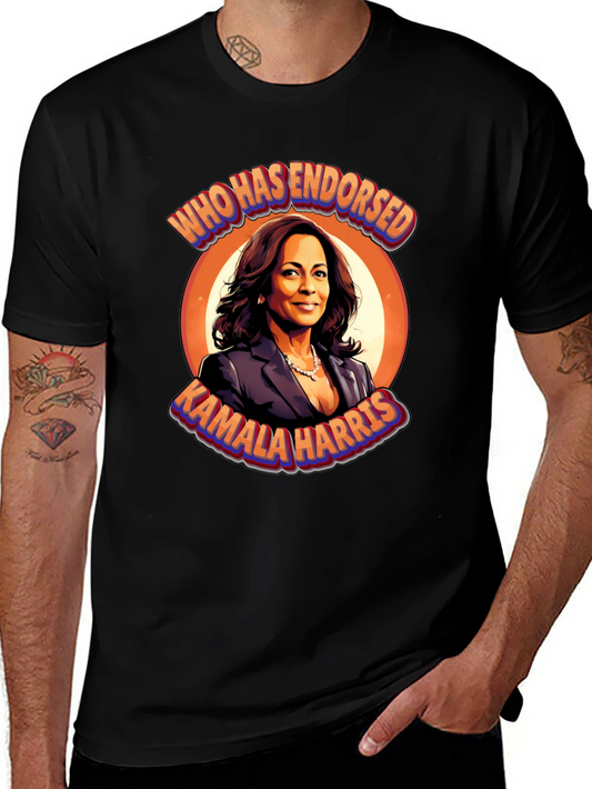Kamala Harris T-Shirt - Who Has Endorsed