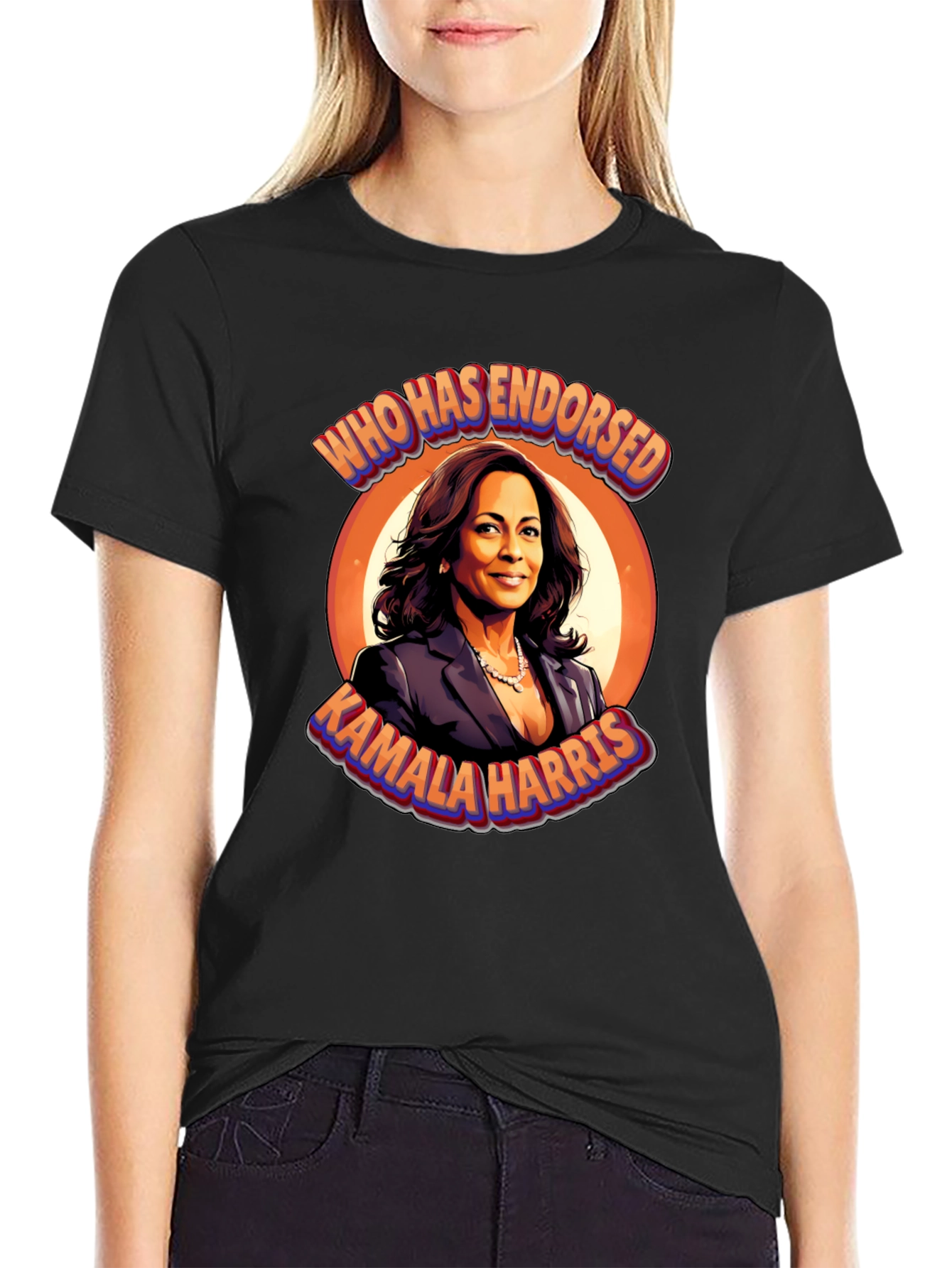 Kamala Harris T-Shirt - Who Has Endorsed