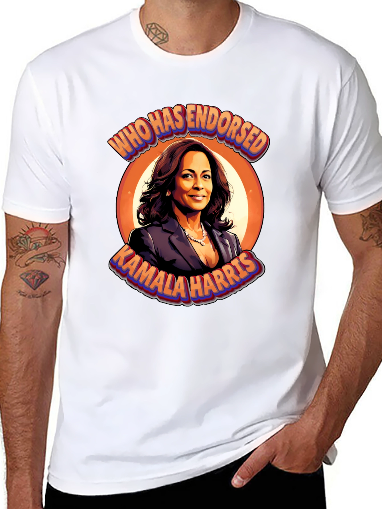 Kamala Harris T-Shirt - Who Has Endorsed