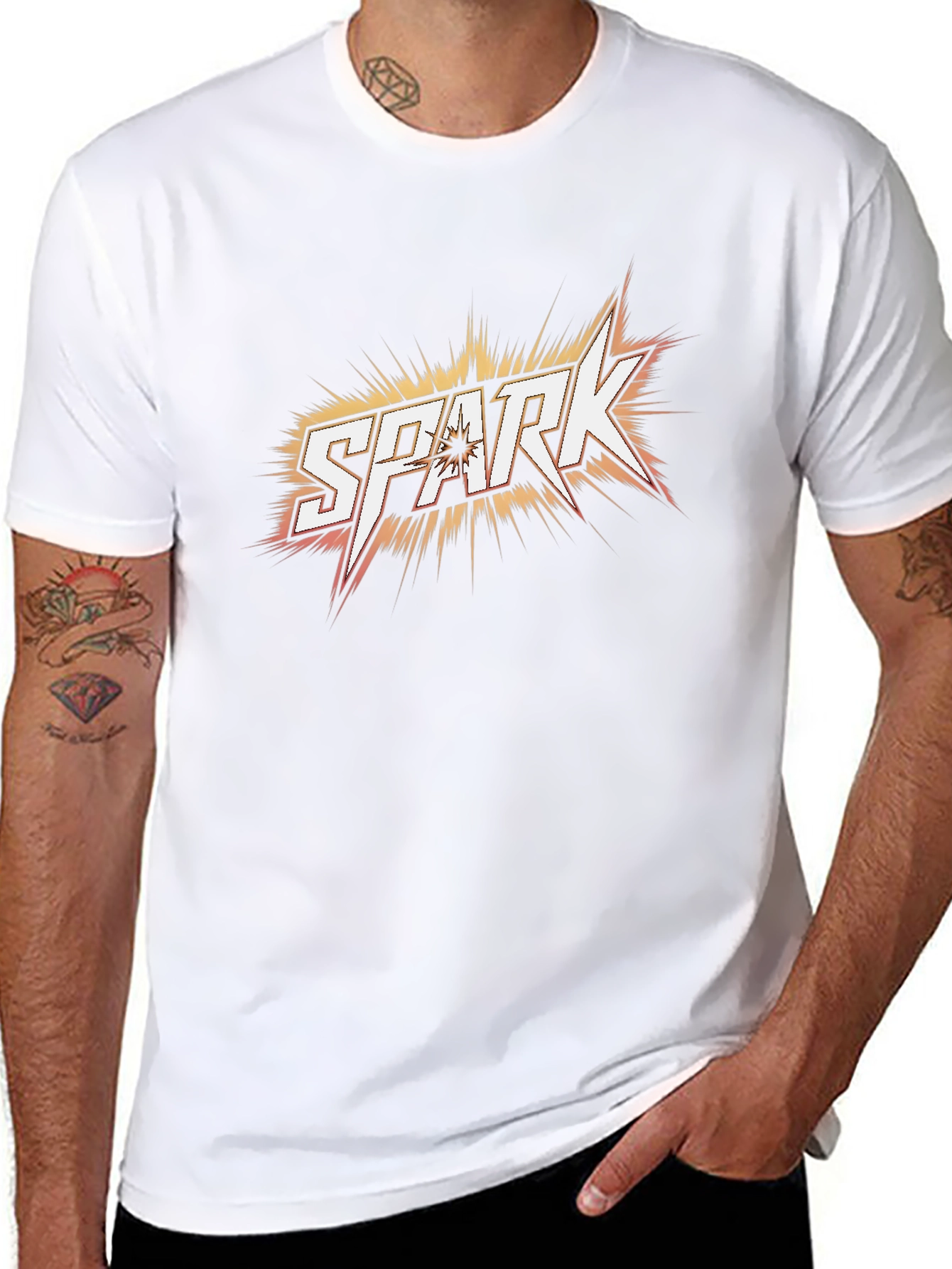 Spark Graphic Tee - Bold & Stylish