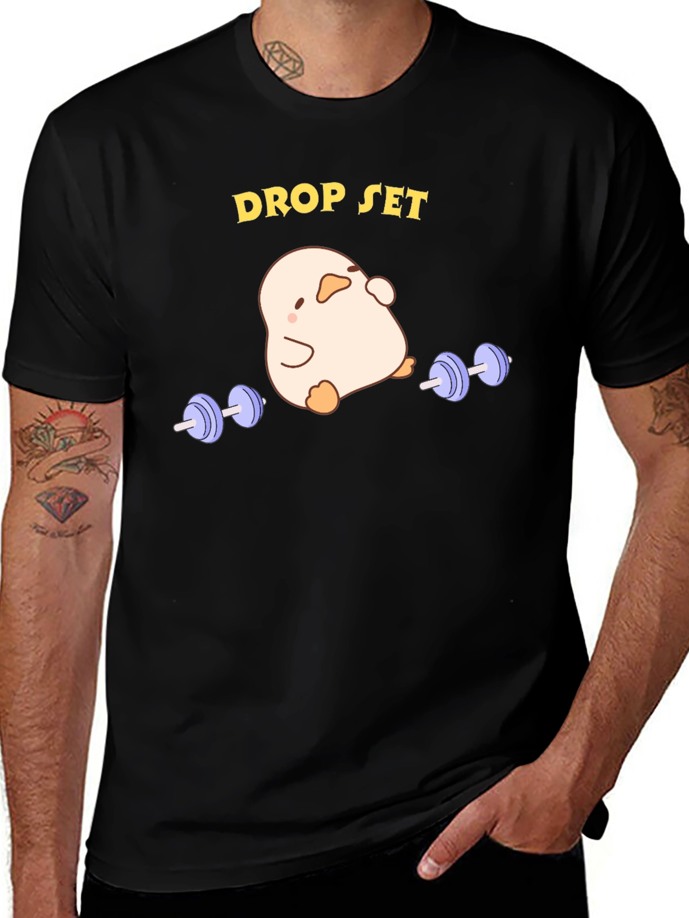 Drop Set Duck Workout T-Shirt