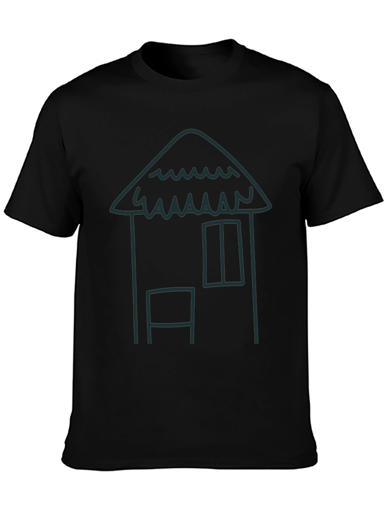 Whimsical House Tee - Casual Comfort