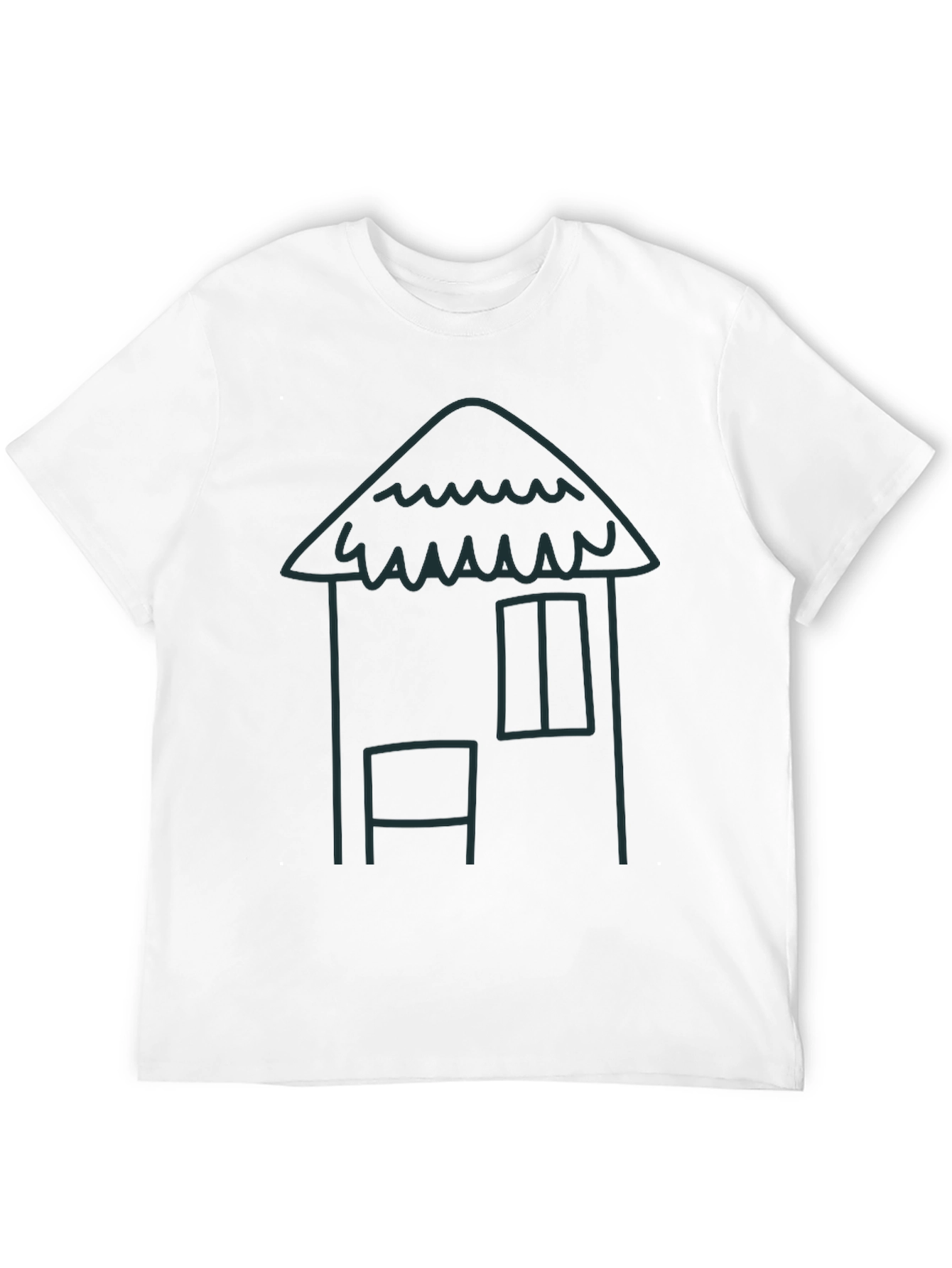 Whimsical House Tee - Casual Comfort