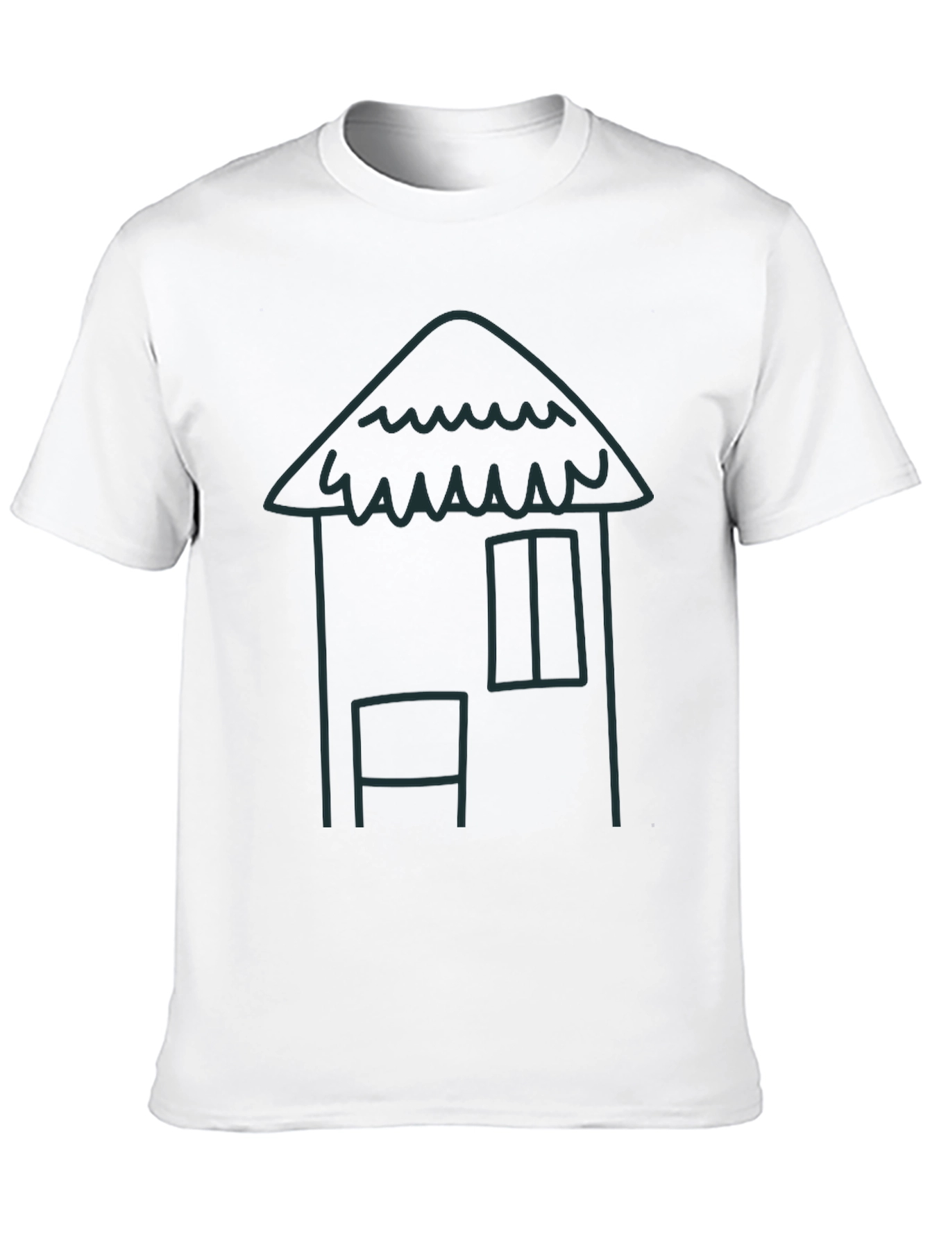 Whimsical House Tee - Casual Comfort