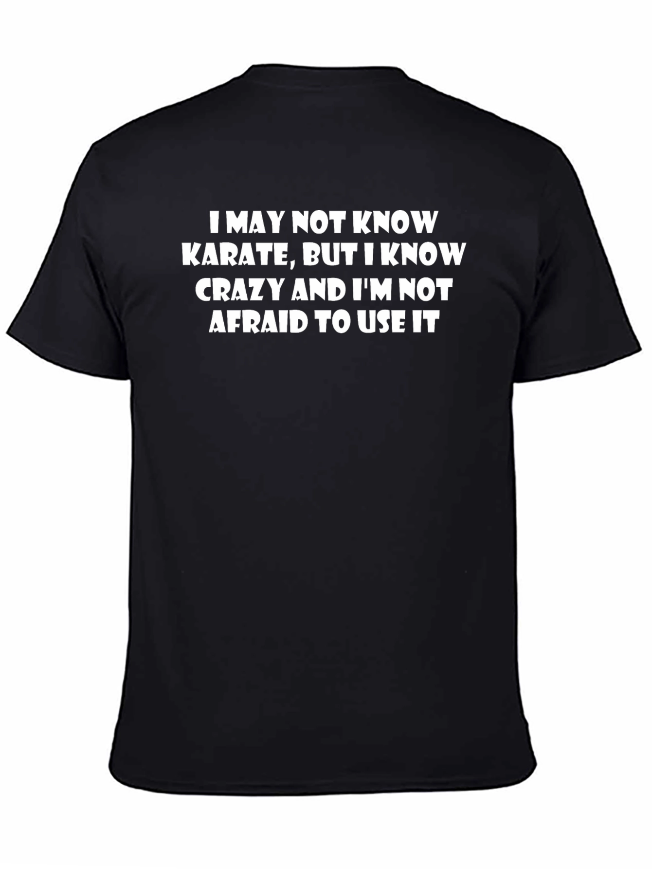 Crazy Karate Graphic Tee - Black