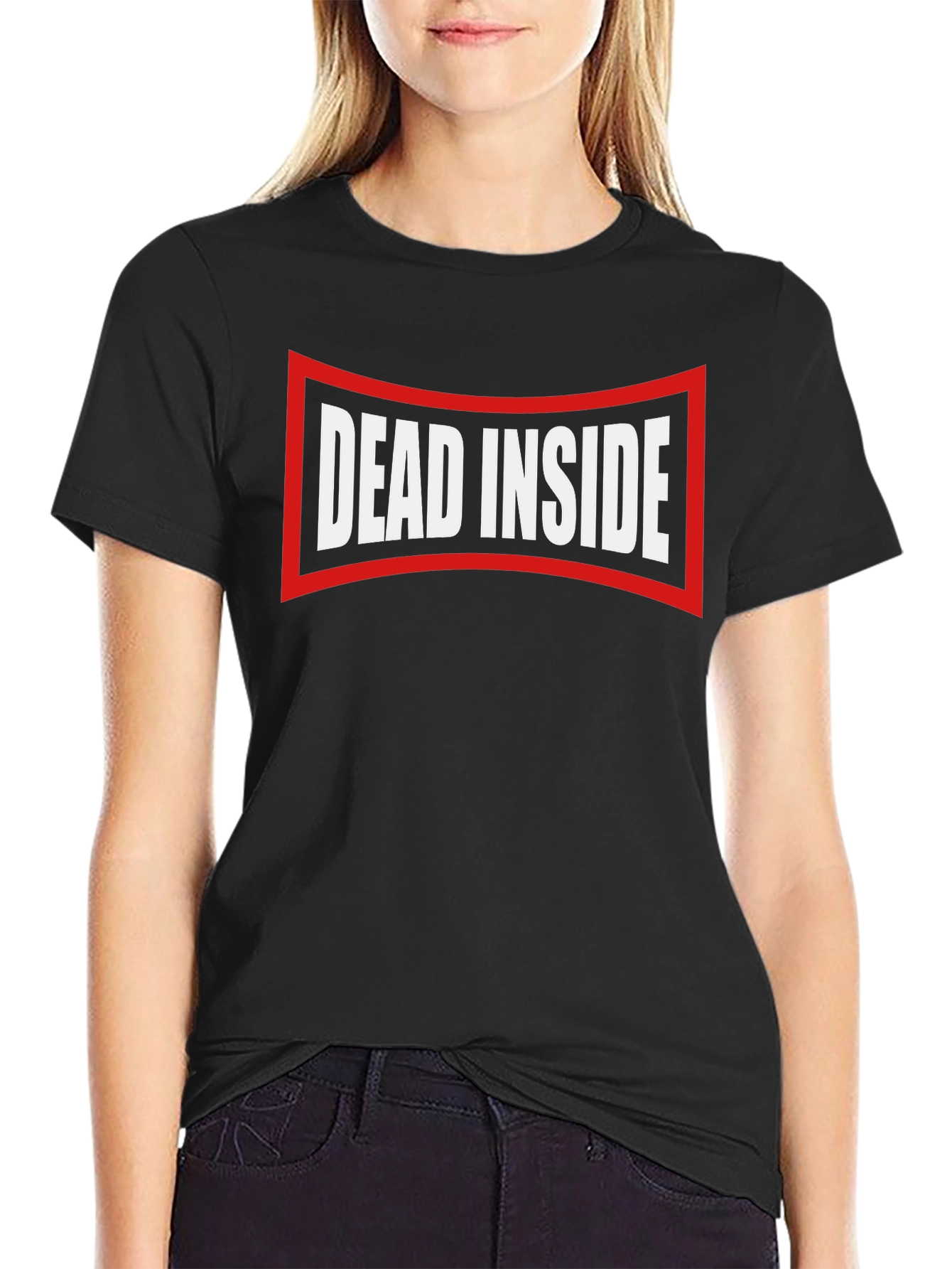 Dead Inside Graphic Tee - Edgy Humor