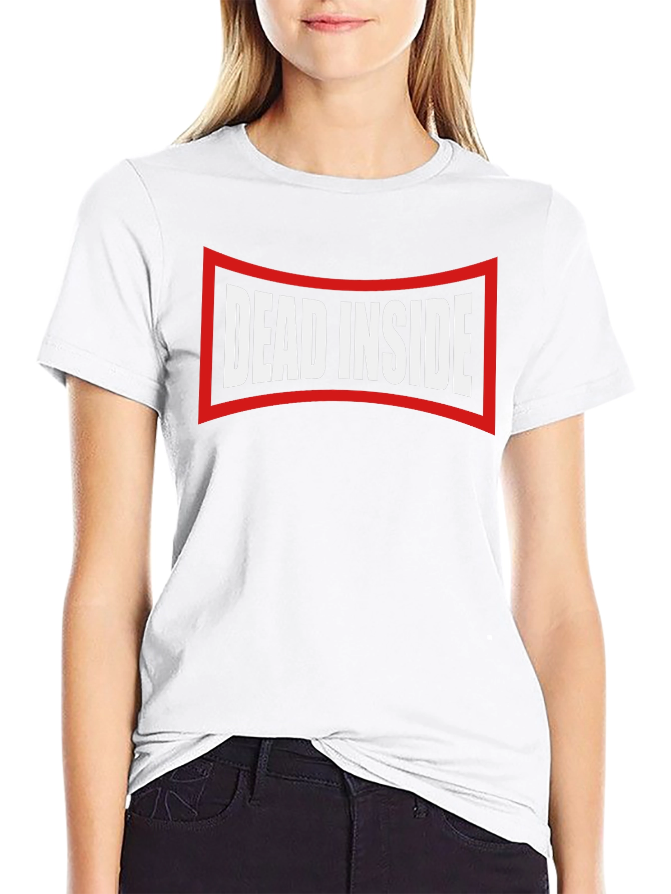 Dead Inside Graphic Tee - Edgy Humor