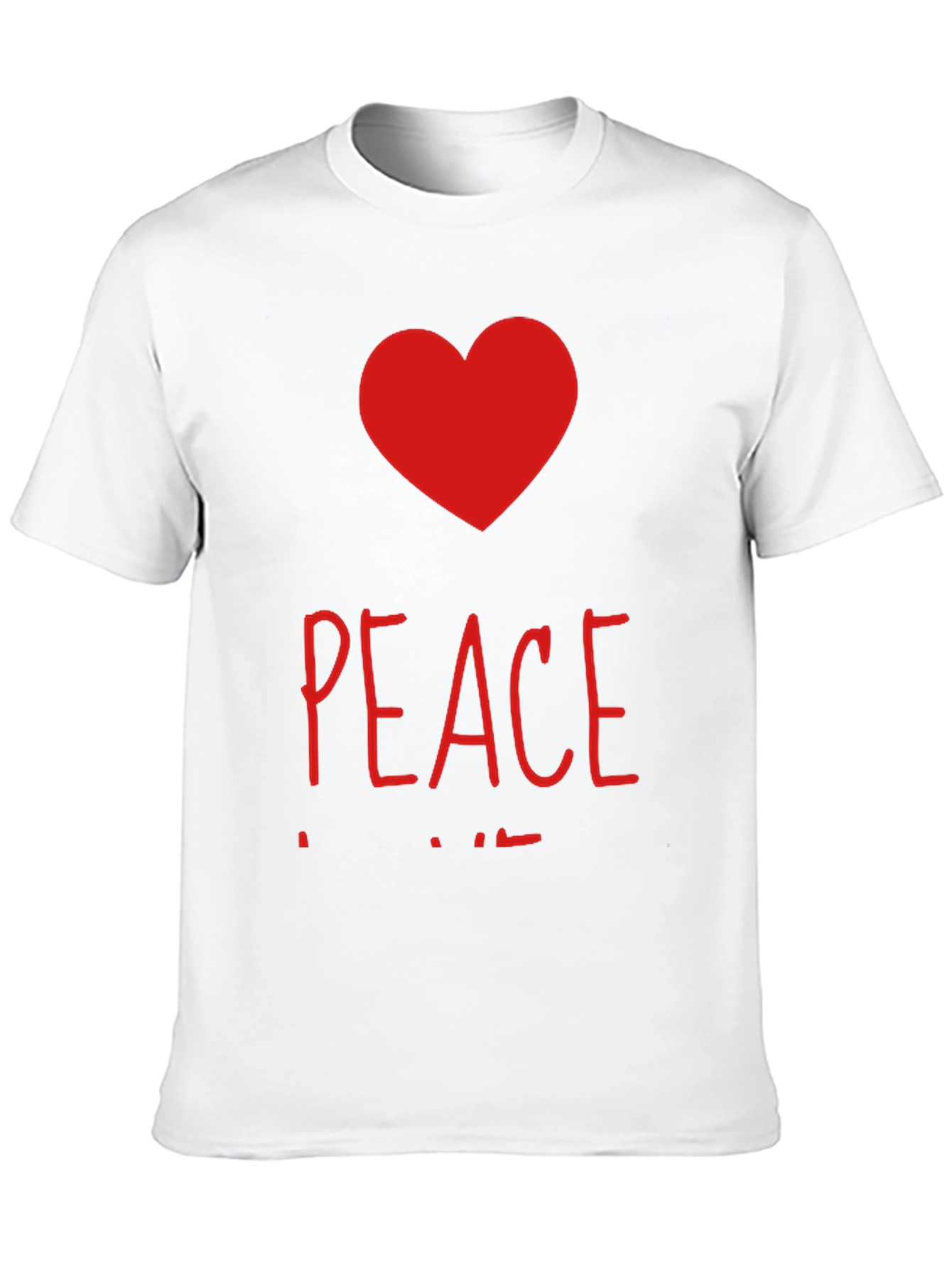 Peace and Love Graphic T-Shirt