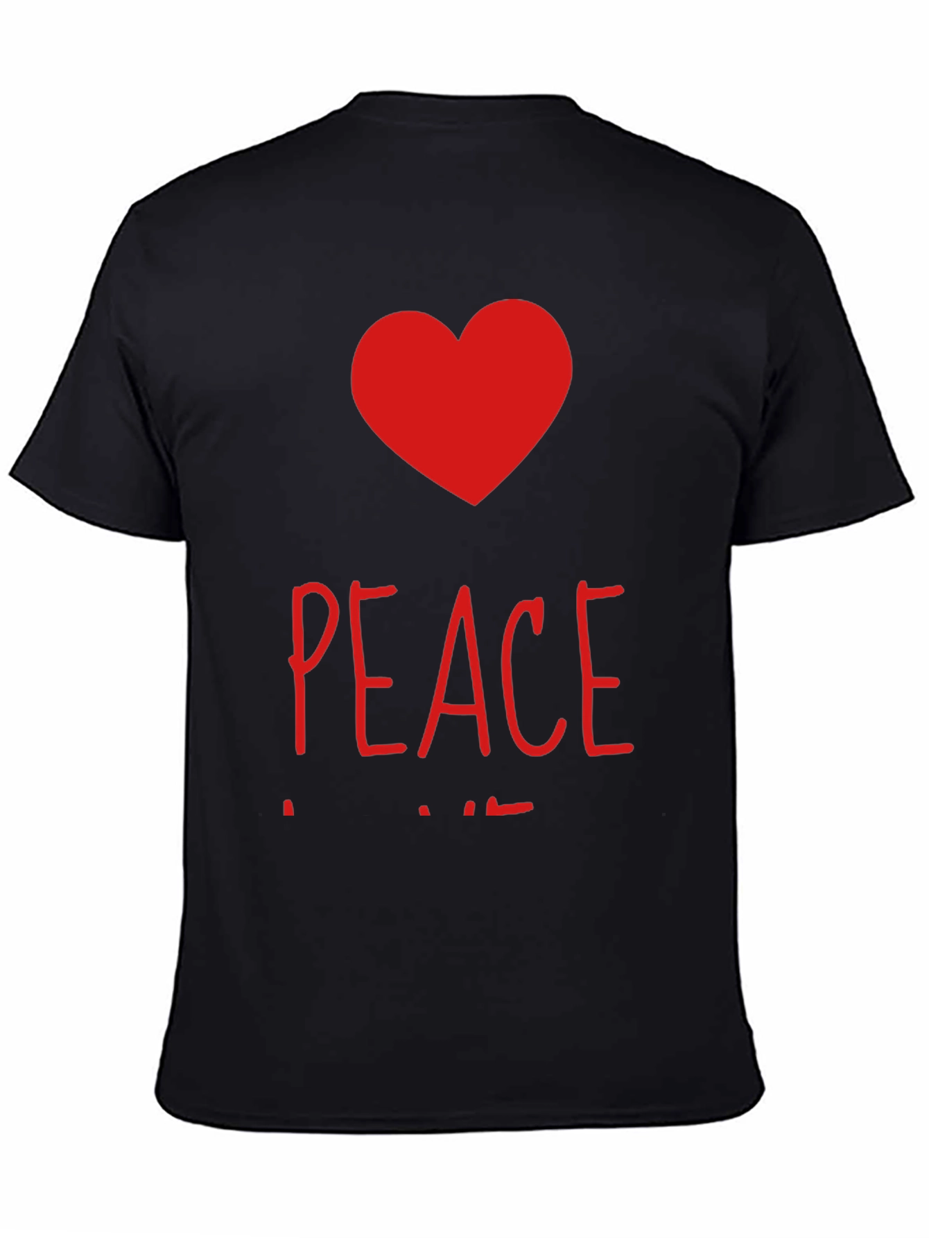 Peace and Love Graphic T-Shirt